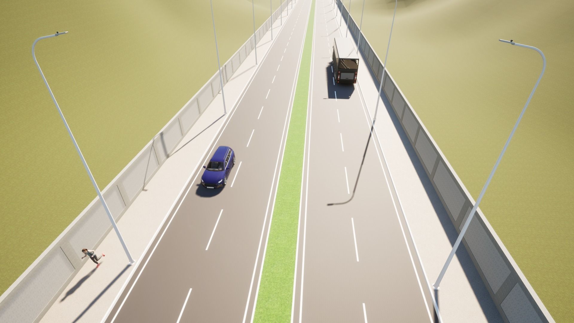 Light Pole - Lamp Post 17 3D model_10