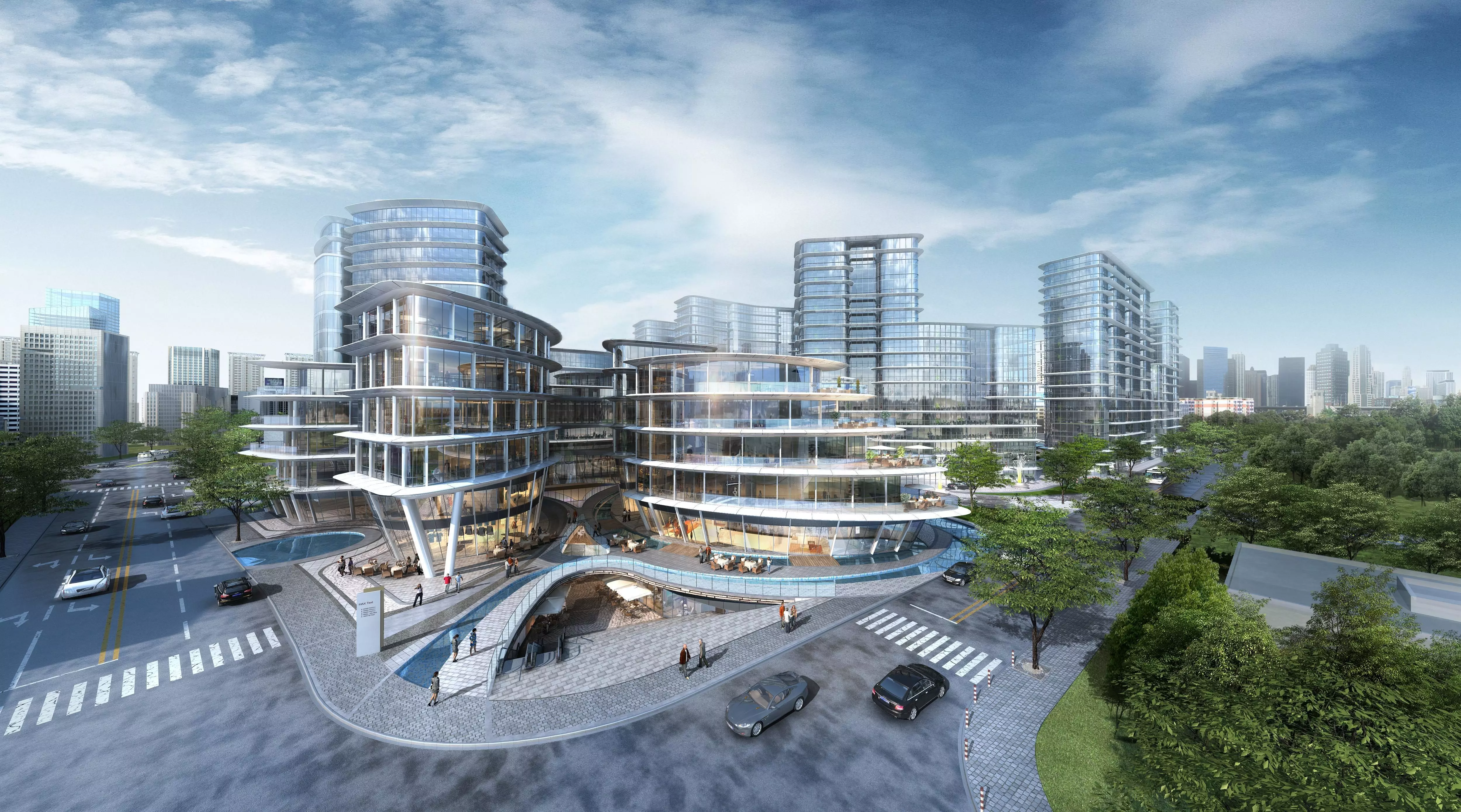 Shanghai Yangpu first comprehensive project bid plan Bai Tao 3D model_0