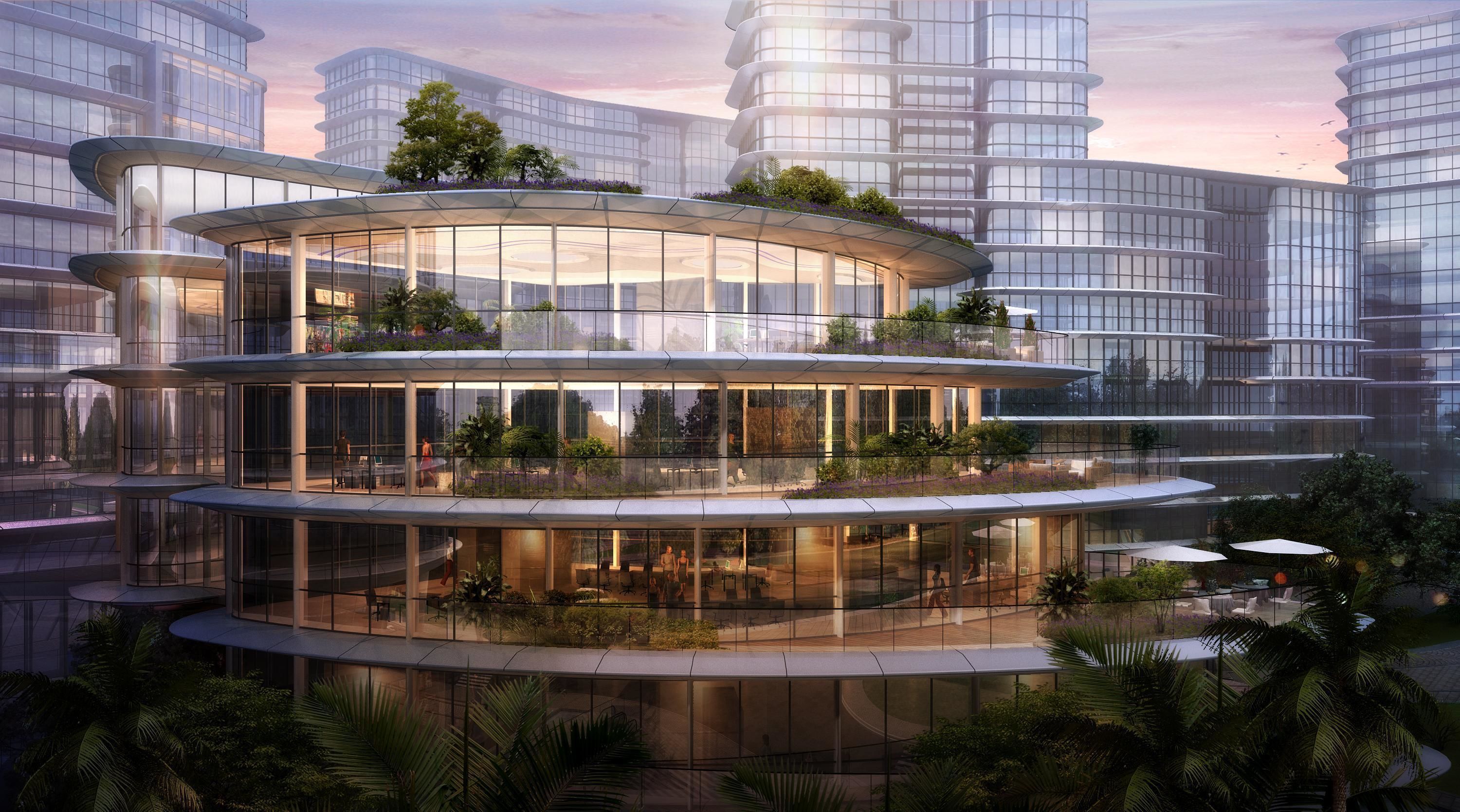 Shanghai Yangpu first comprehensive project bid plan Bai Tao 3D model_9