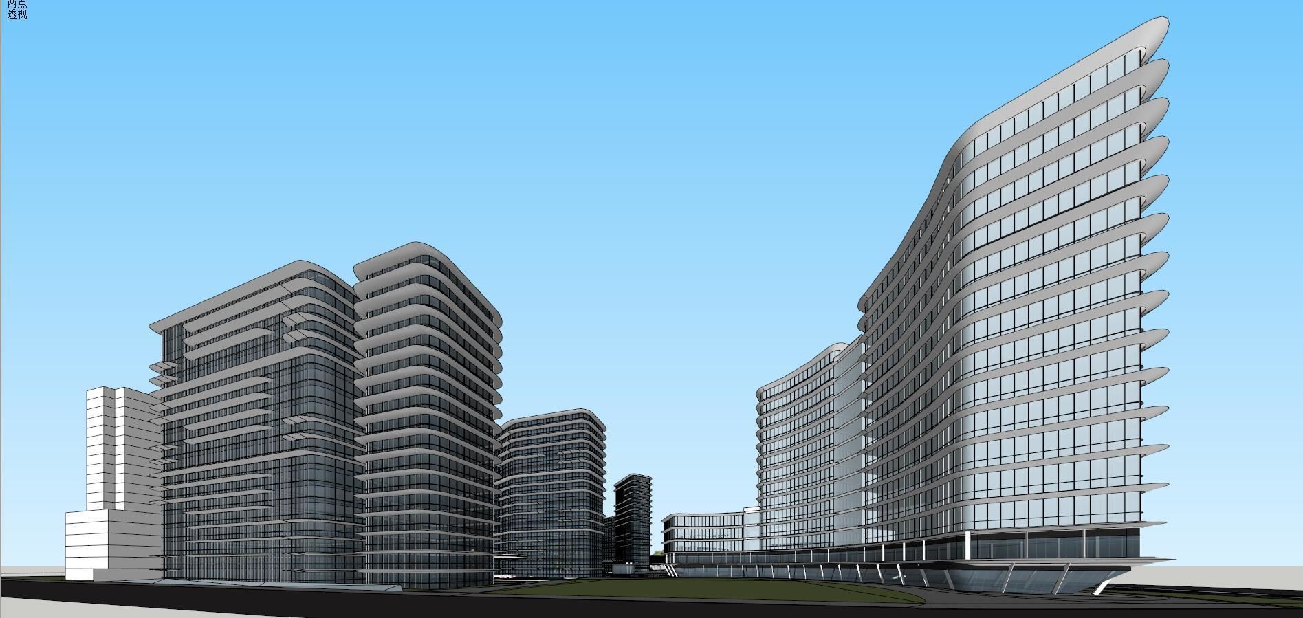 Shanghai Yangpu first comprehensive project bid plan Bai Tao 3D model_3