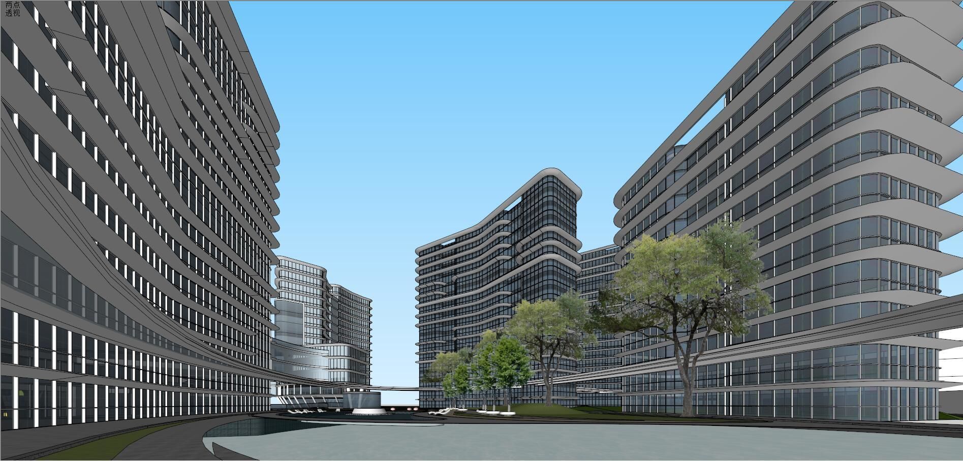 Shanghai Yangpu first comprehensive project bid plan Bai Tao 3D model_5