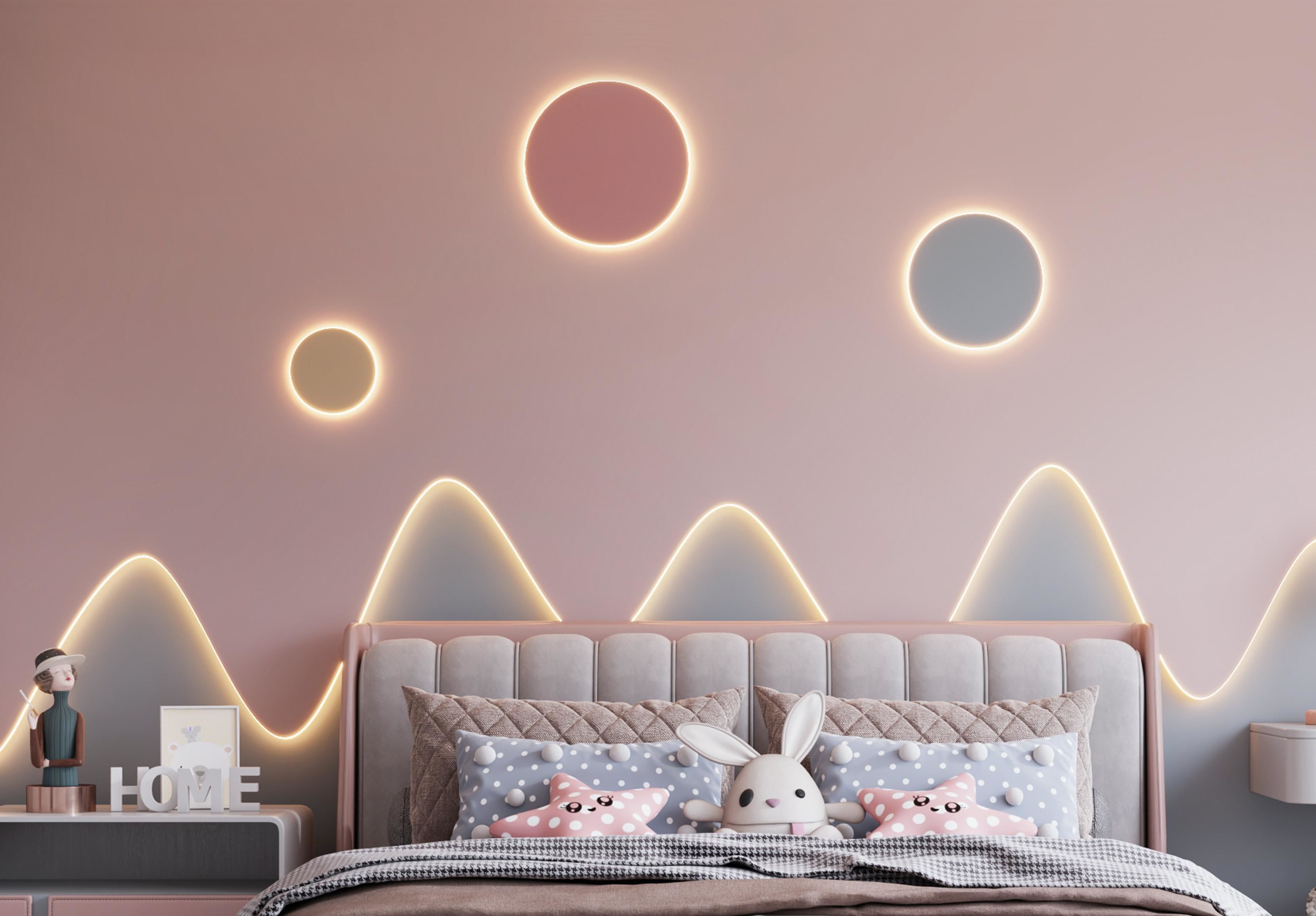 Room Girls Modern 3D model_3