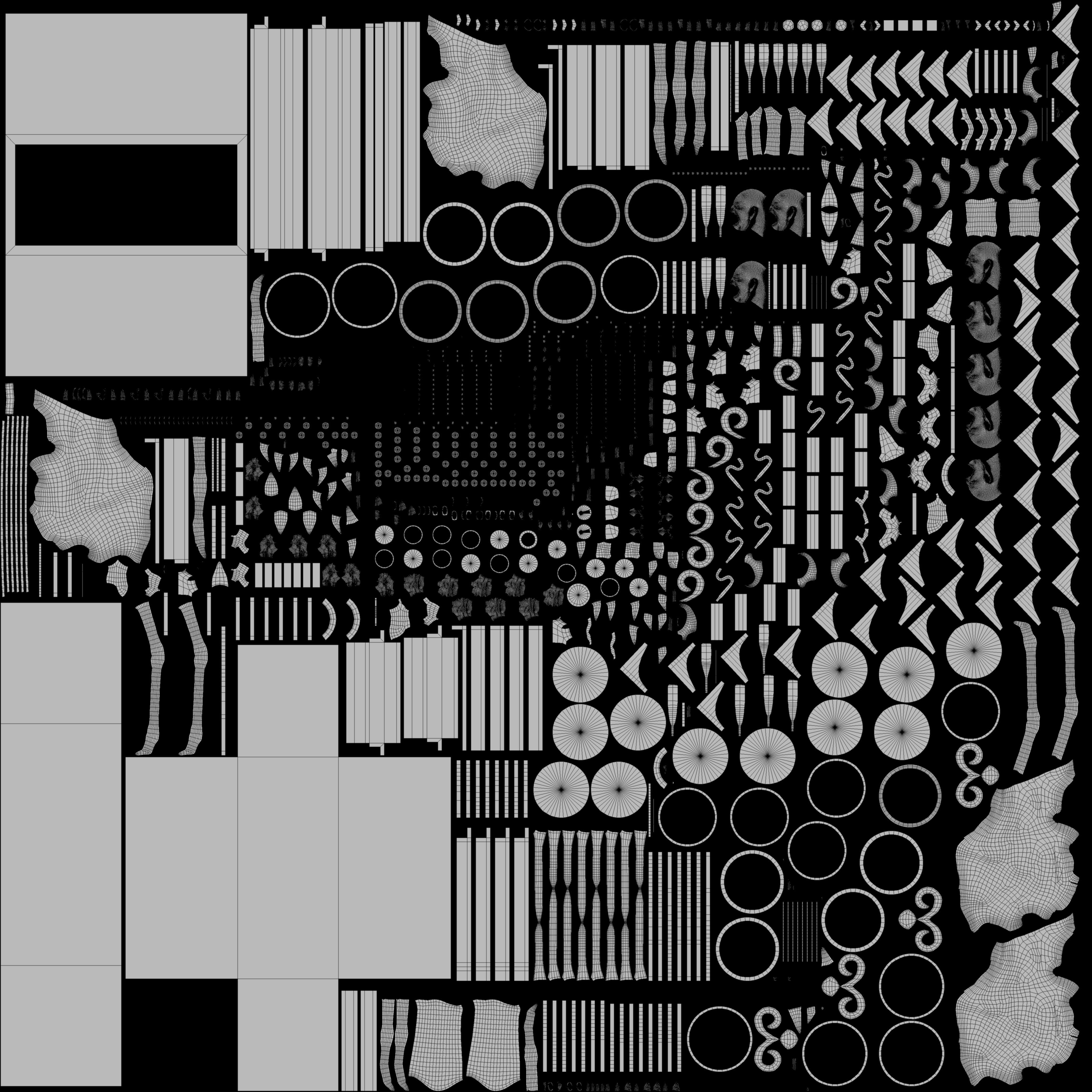 Chest vampire with coins 3D model Low-poly 3D model_15