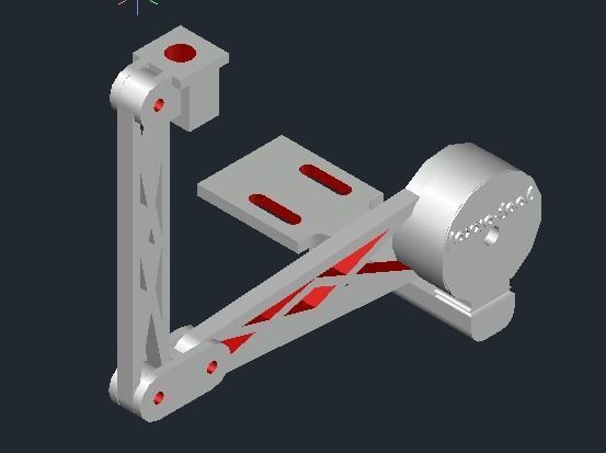 Basic Camera support for Anycubic Kobra 2 MAX Free 3D print model_1