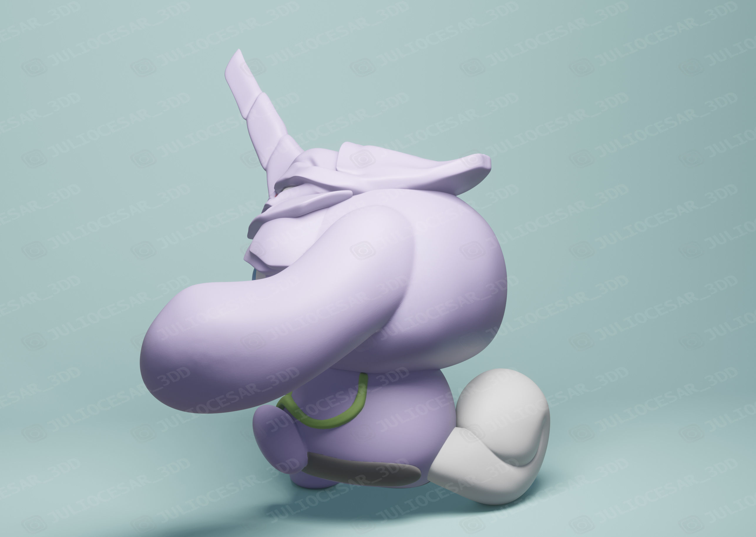 cinnamoroll x Evangelion 3D print model_6