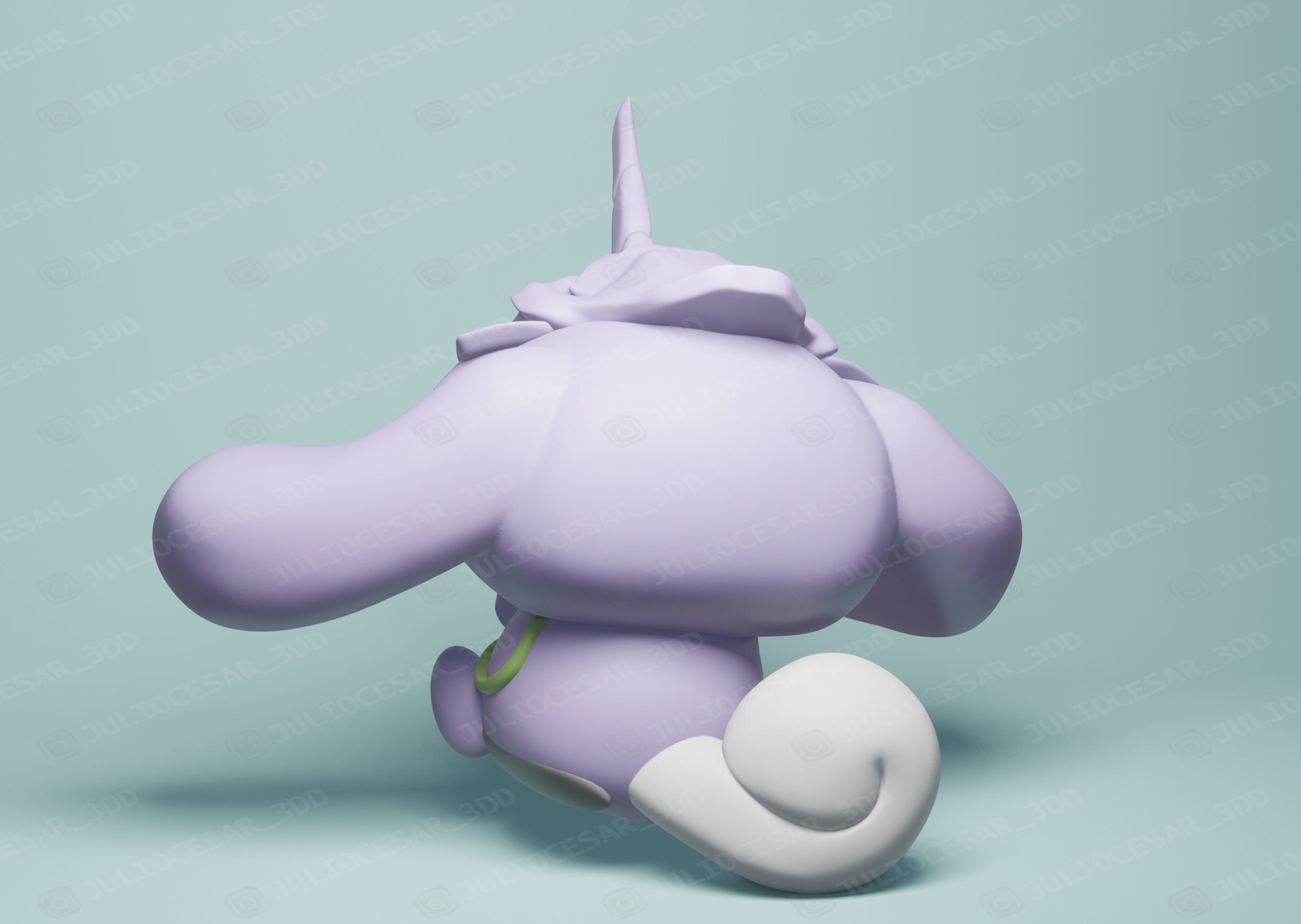 cinnamoroll x Evangelion 3D print model_14
