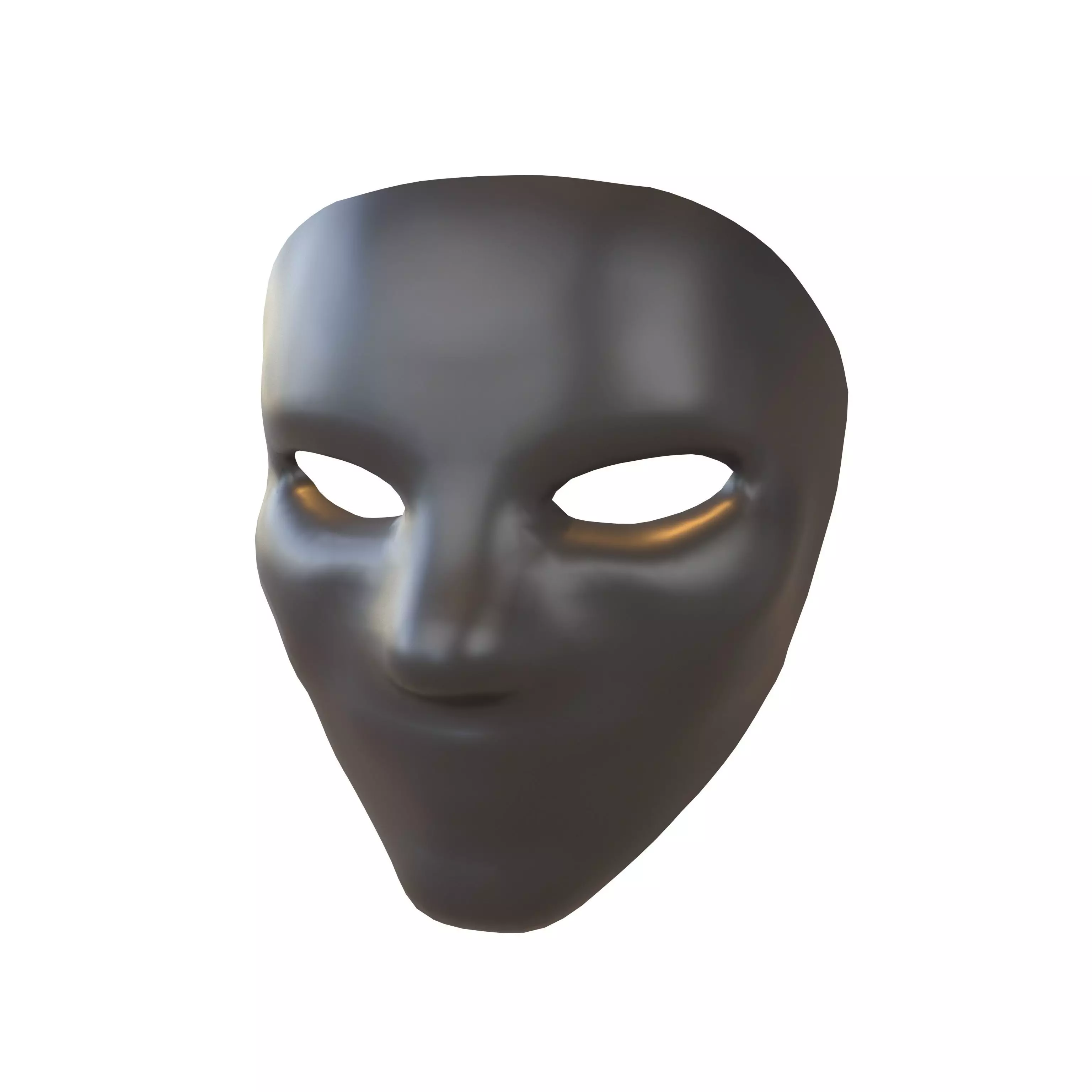 Cosplay Mask V2 004 Low-poly 3D model_0