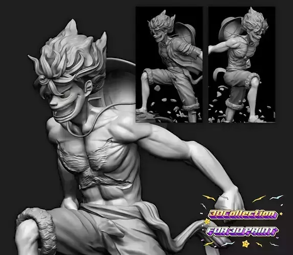 Monkey D Luffy Gear 5 - 3D Print Model