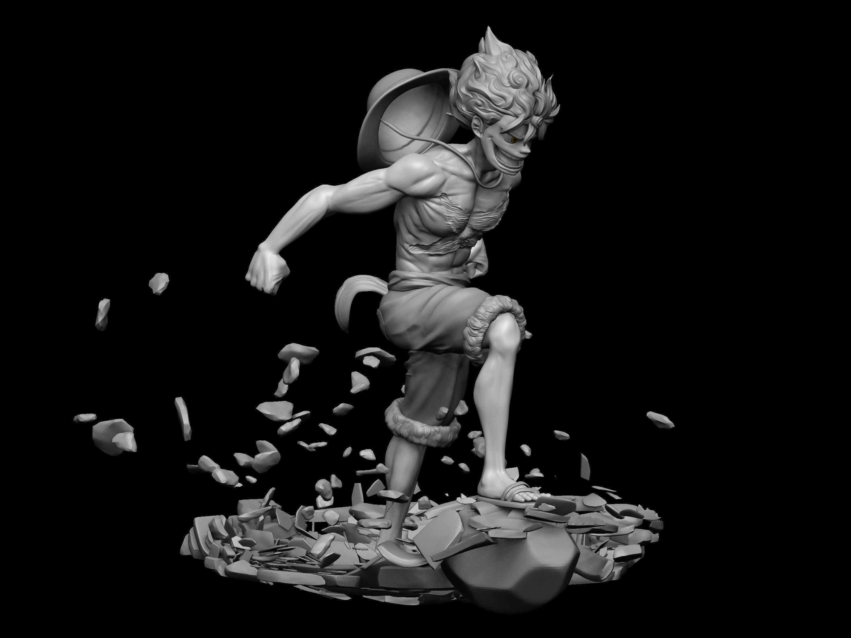Monkey D Luffy Gear 5 - 3D Print Model 3D print model_5