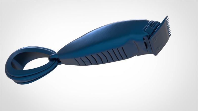 Hair Clipper Barber Pendant Necklace Charm Jewelry 3D print model_15