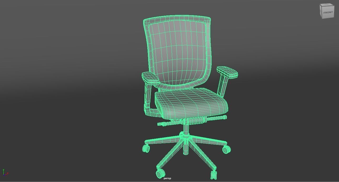 Gameing Chair 3D model_5