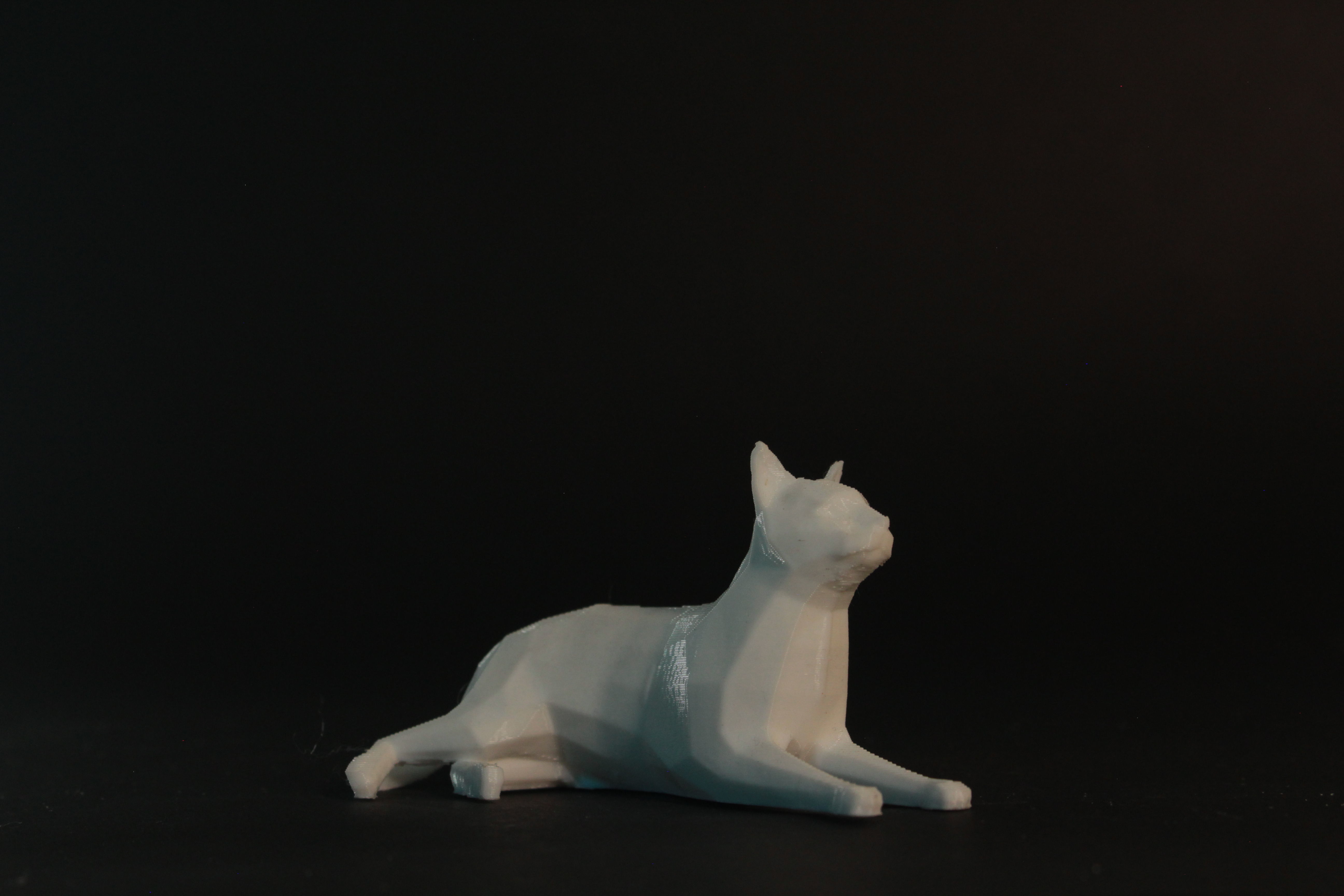 Low Poly Cat 3D print model_1