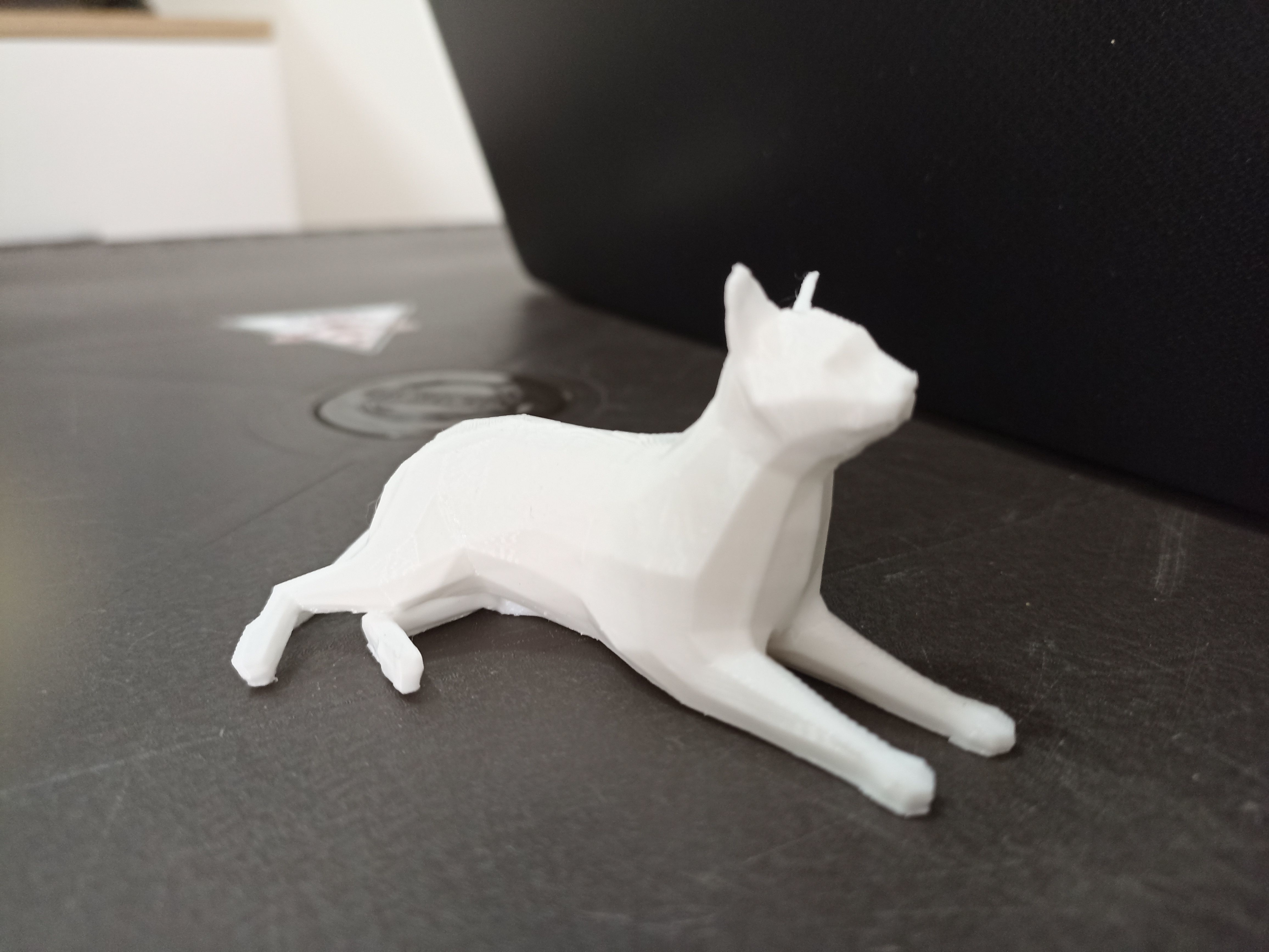 Low Poly Cat 3D print model_7
