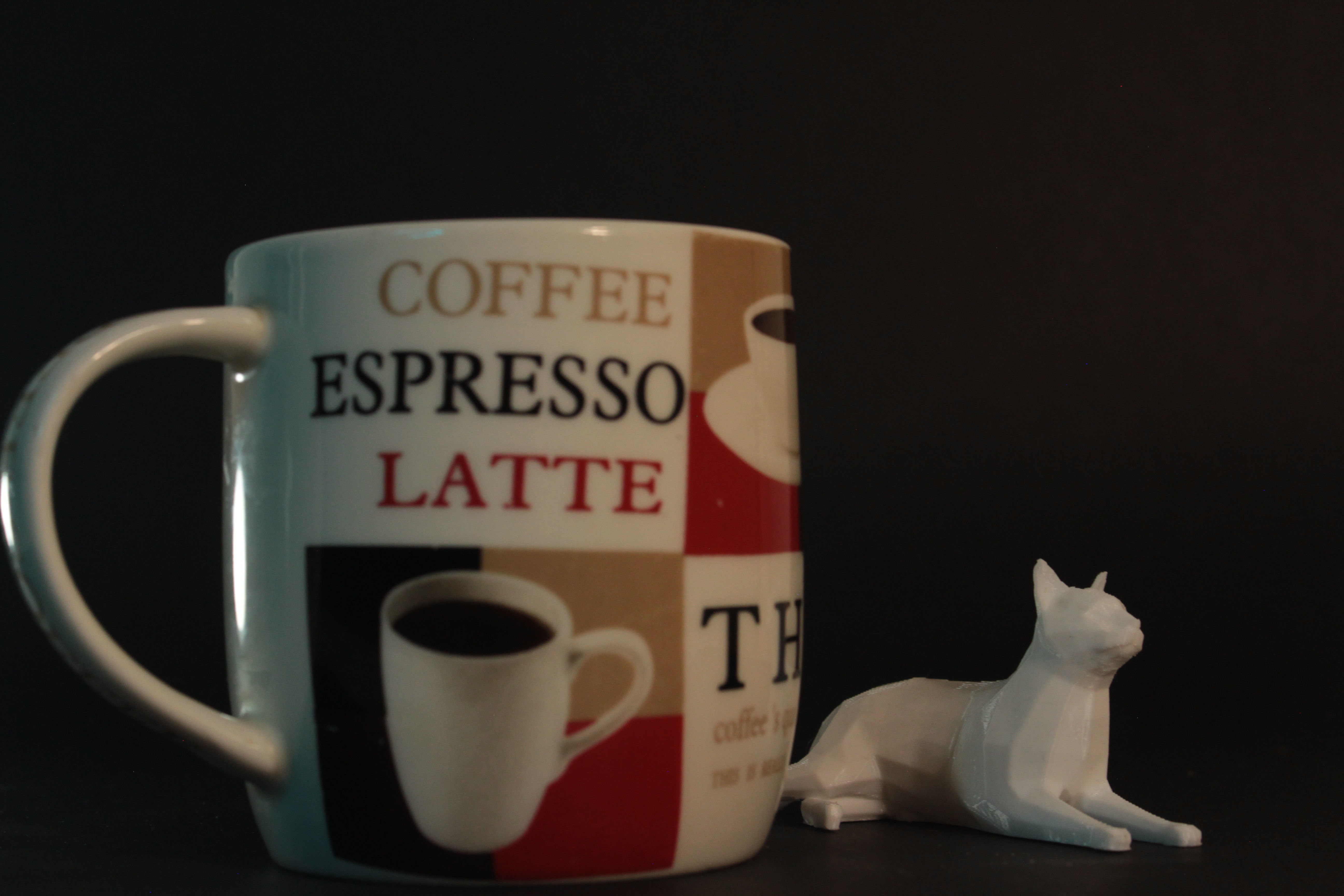 Low Poly Cat 3D print model_8