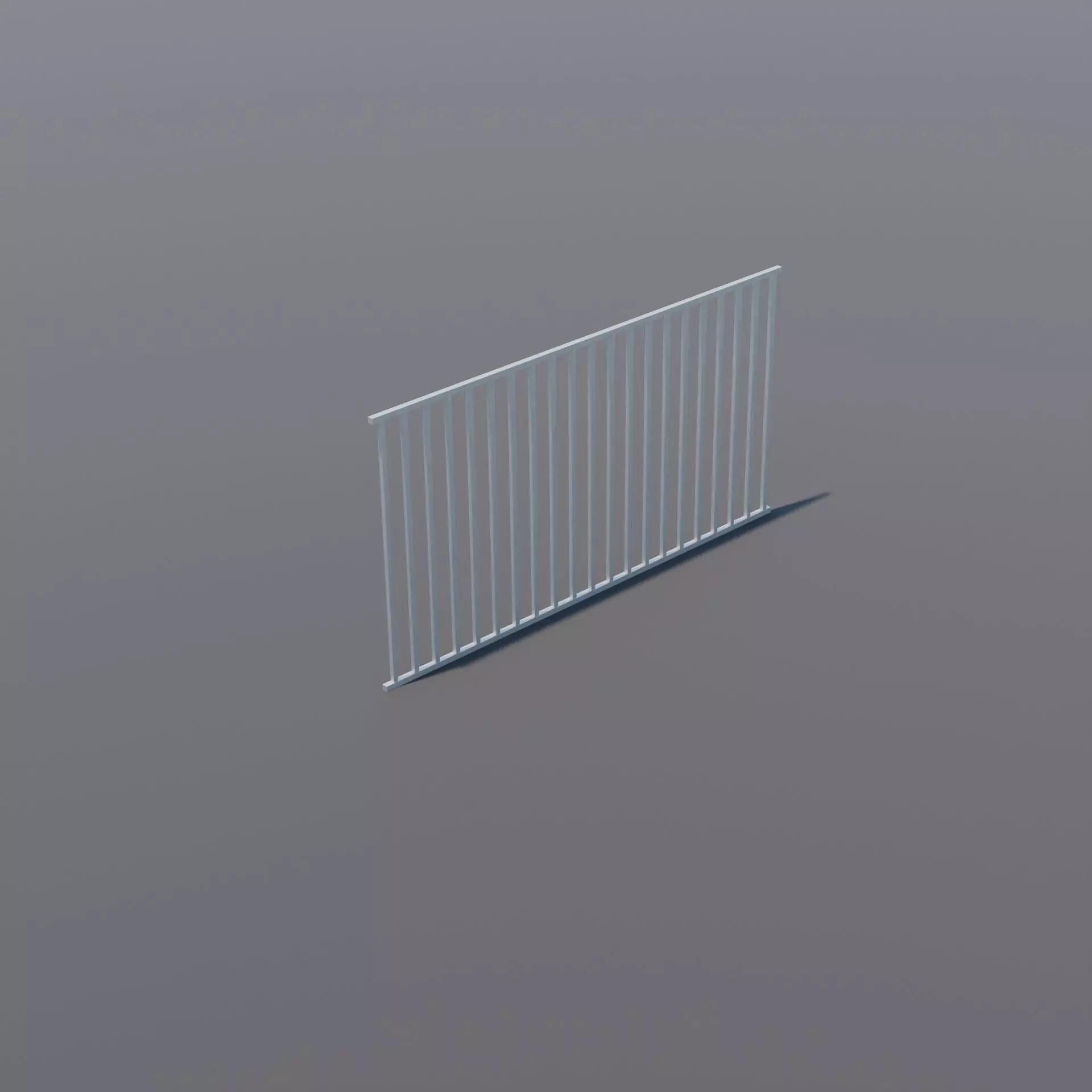 Free Fence Free low-poly 3D model