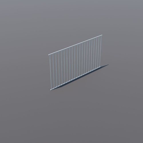 Free Fence Free low-poly 3D model