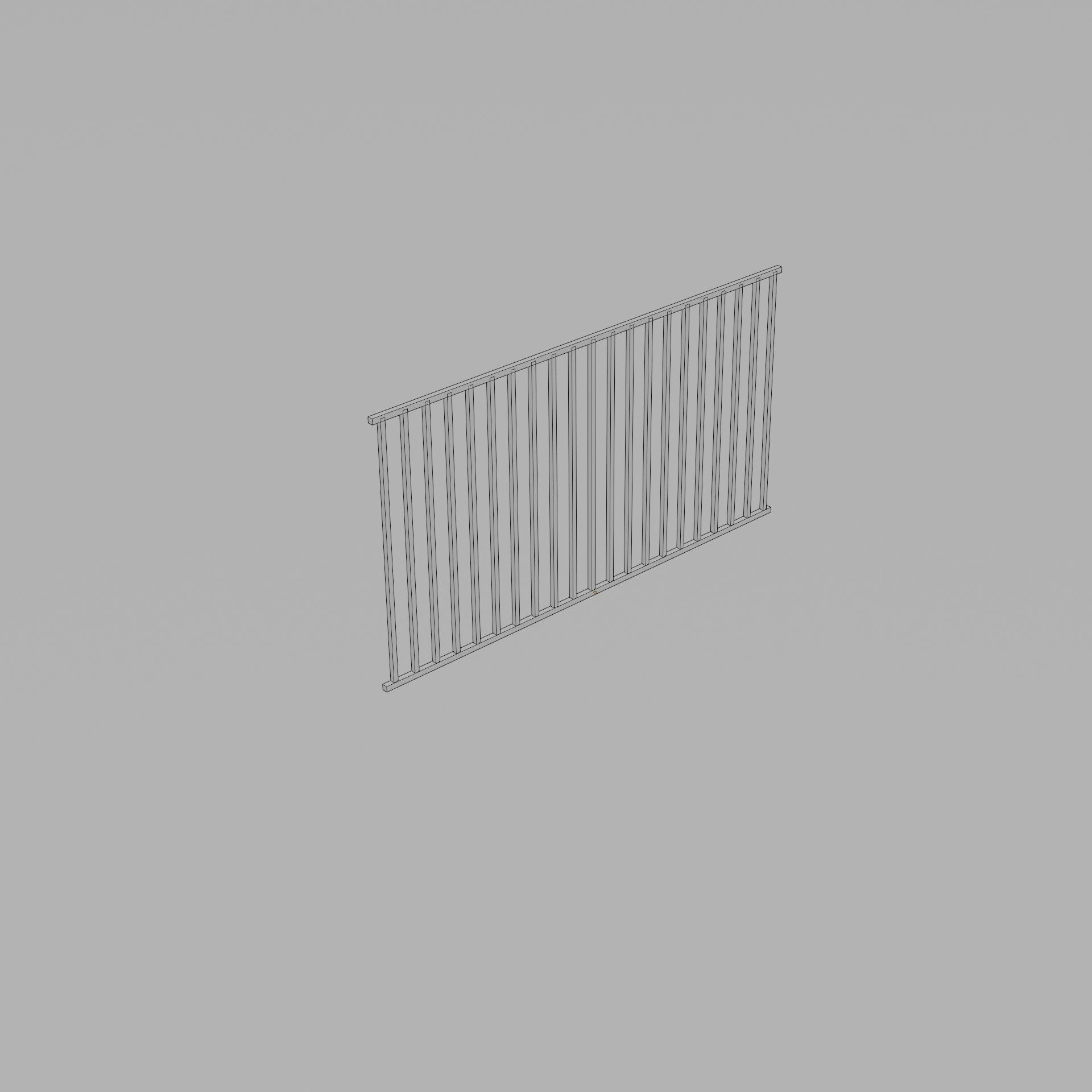 Free Fence free VR / AR / low-poly 3D model | CGTrader