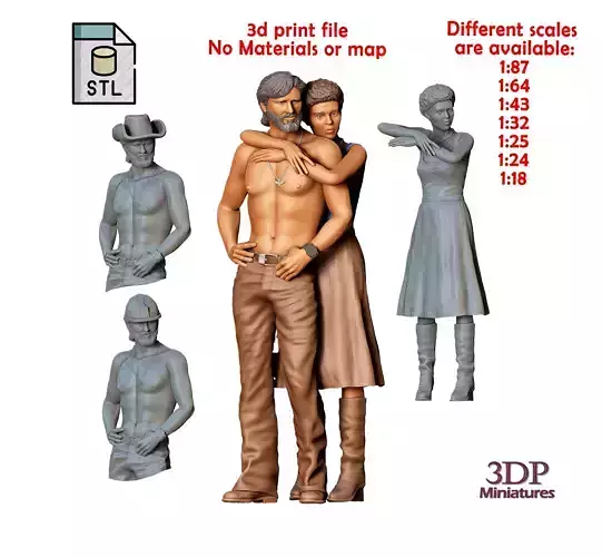 N2 Convoy Kris Kristofferson Rubber Duck and Melissa Ali MacGraw 3D print model