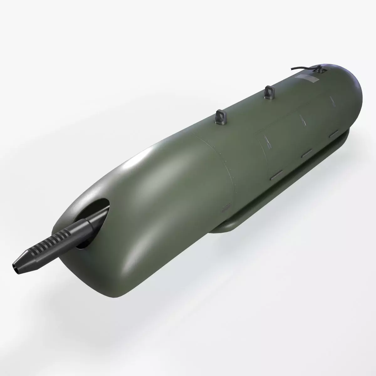  FN Herstal HMP400LC Machine Gun Pod Low-poly 3D model_0