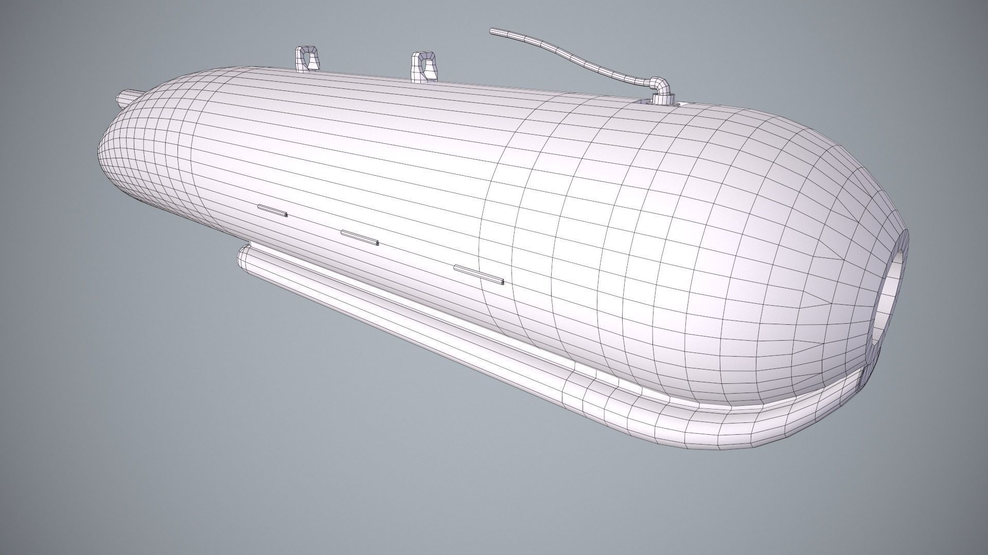  FN Herstal HMP400LC Machine Gun Pod Low-poly 3D model_11