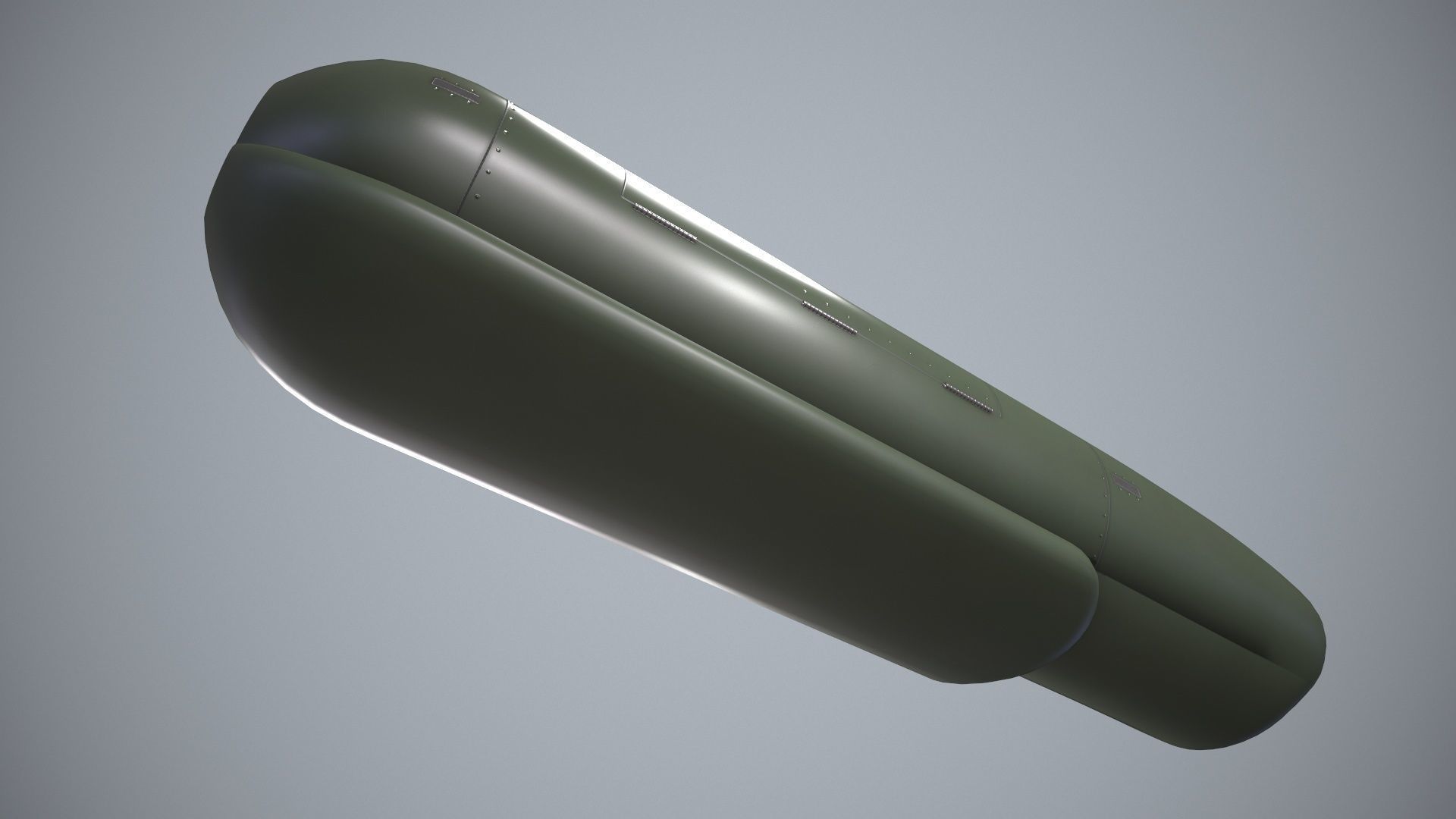  FN Herstal HMP400LC Machine Gun Pod Low-poly 3D model_5