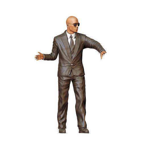 N1 Bodyguard taking care of celebrity 3D print model 2
