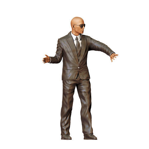 N1 Bodyguard taking care of celebrity 3D print model 3