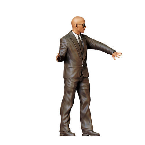 N1 Bodyguard taking care of celebrity 3D print model 5