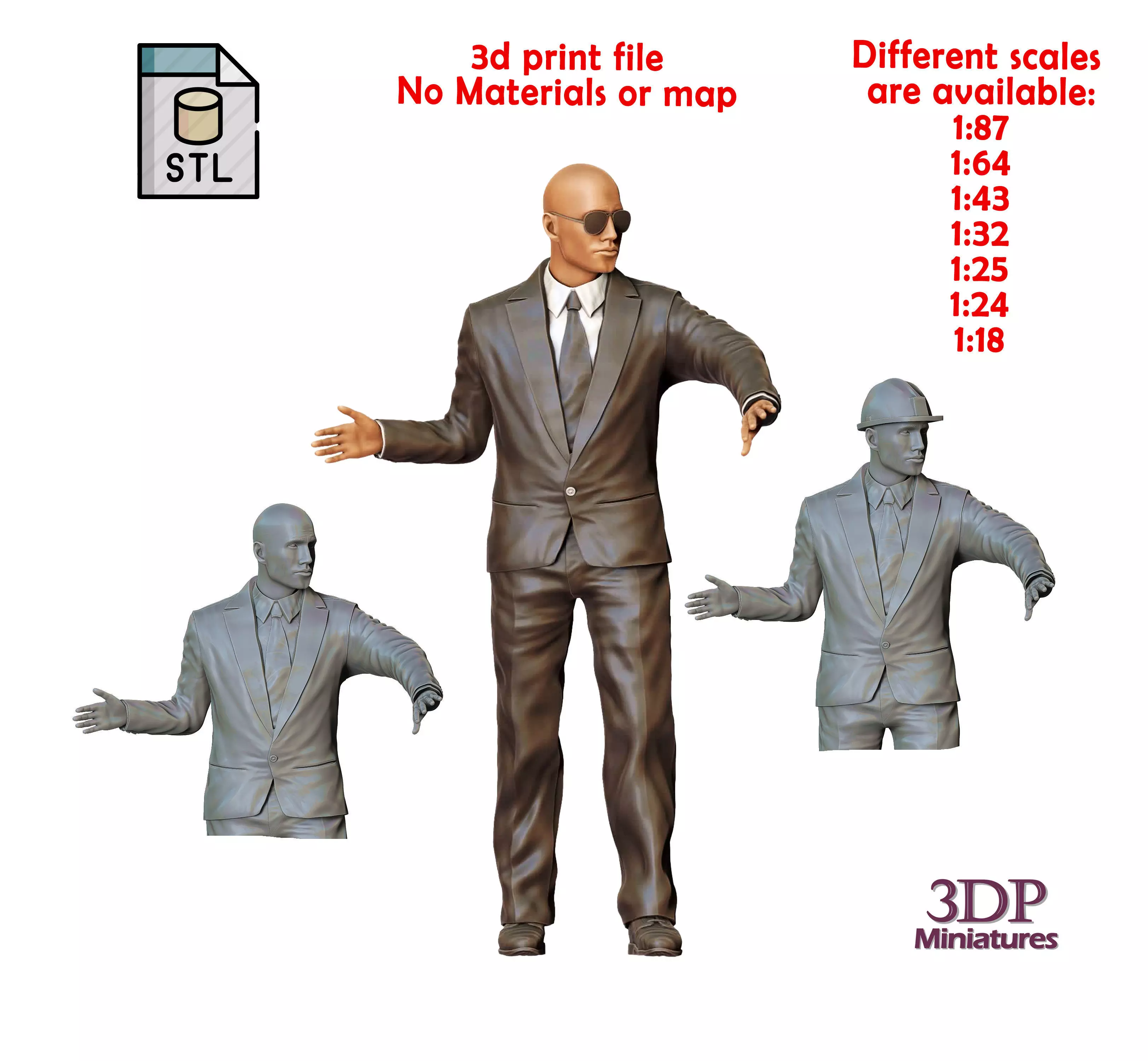 N1 Bodyguard taking care of celebrity 3D print model