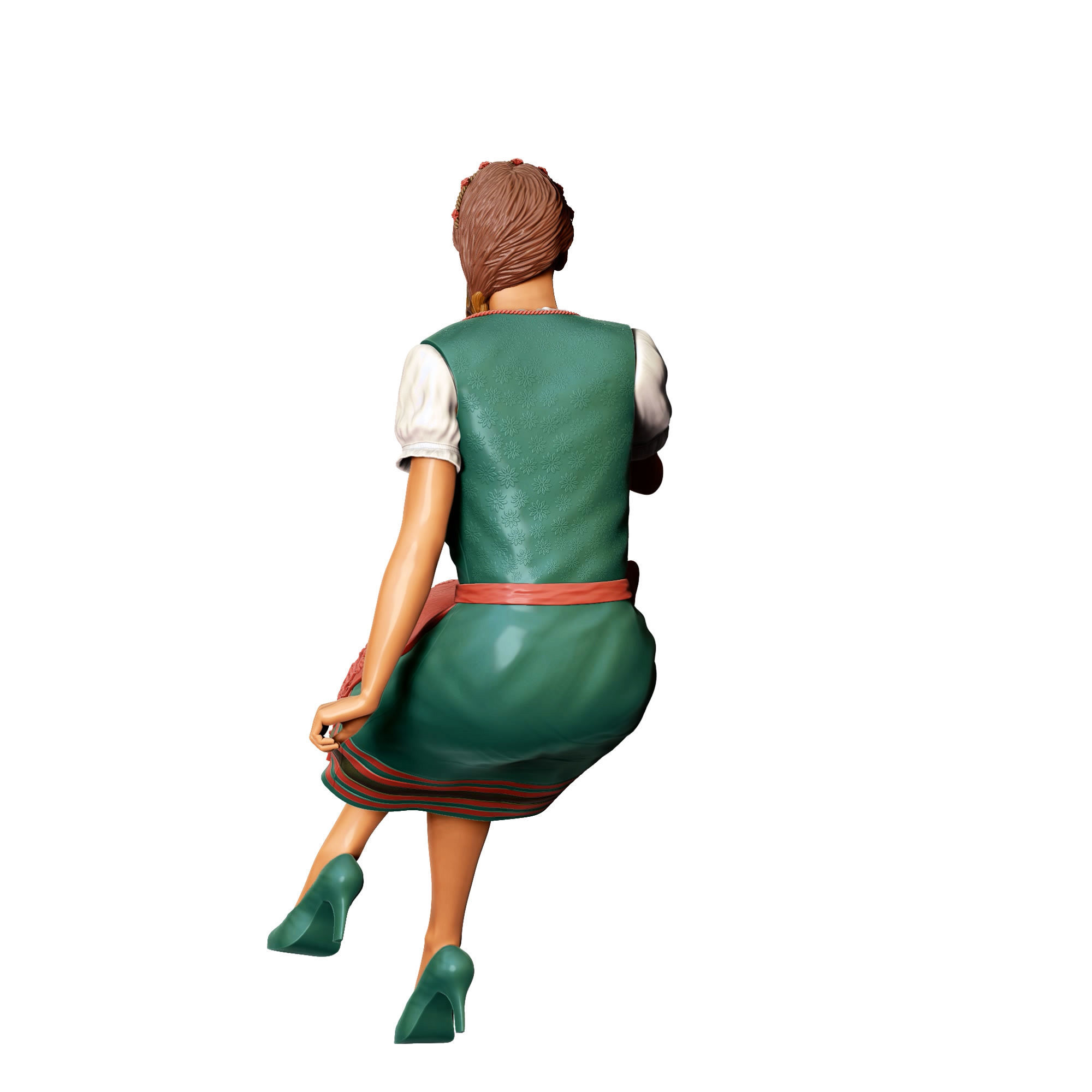 N3 Oktoberfest Style sitting drinking beer 3D print model_16