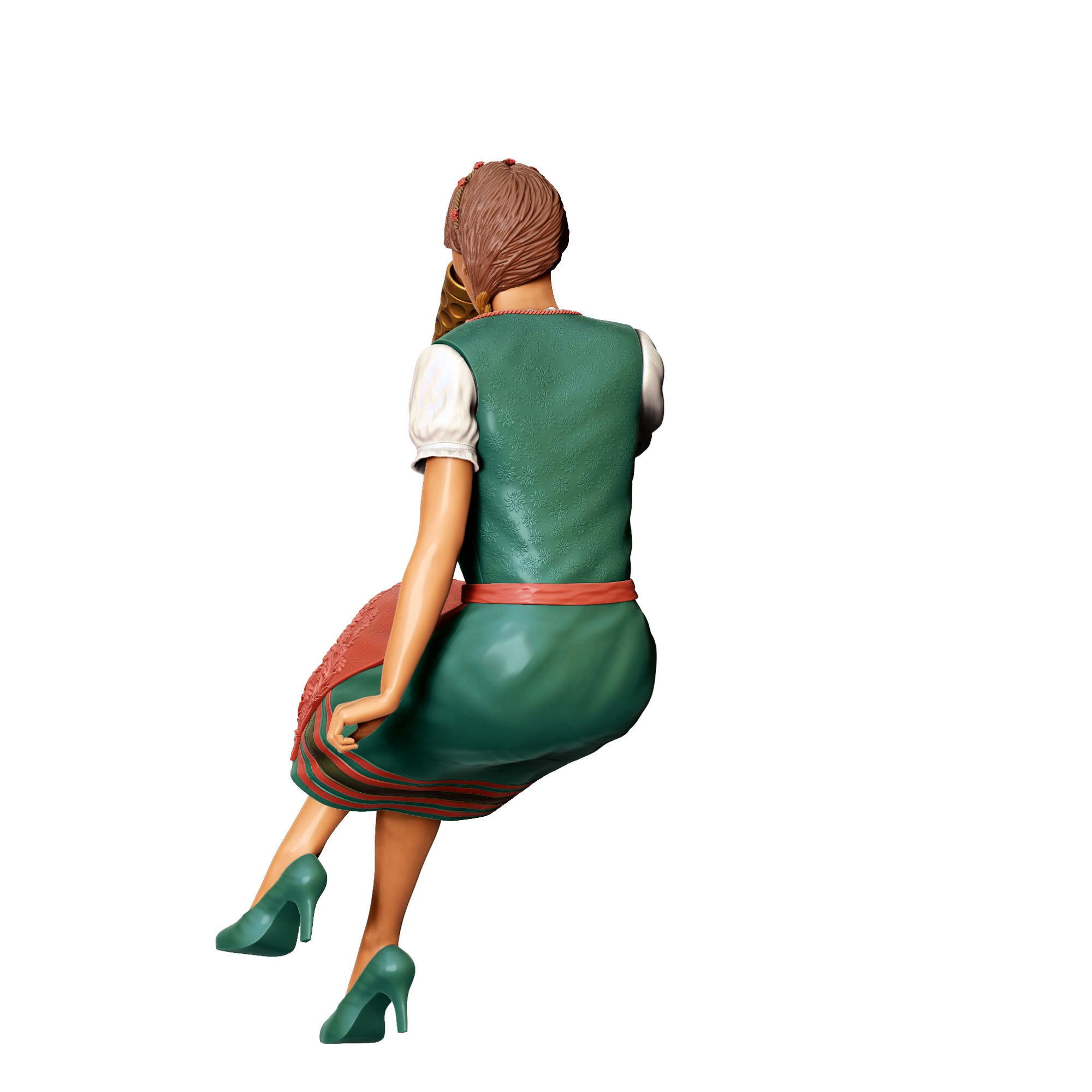 N3 Oktoberfest Style sitting drinking beer 3D print model_17