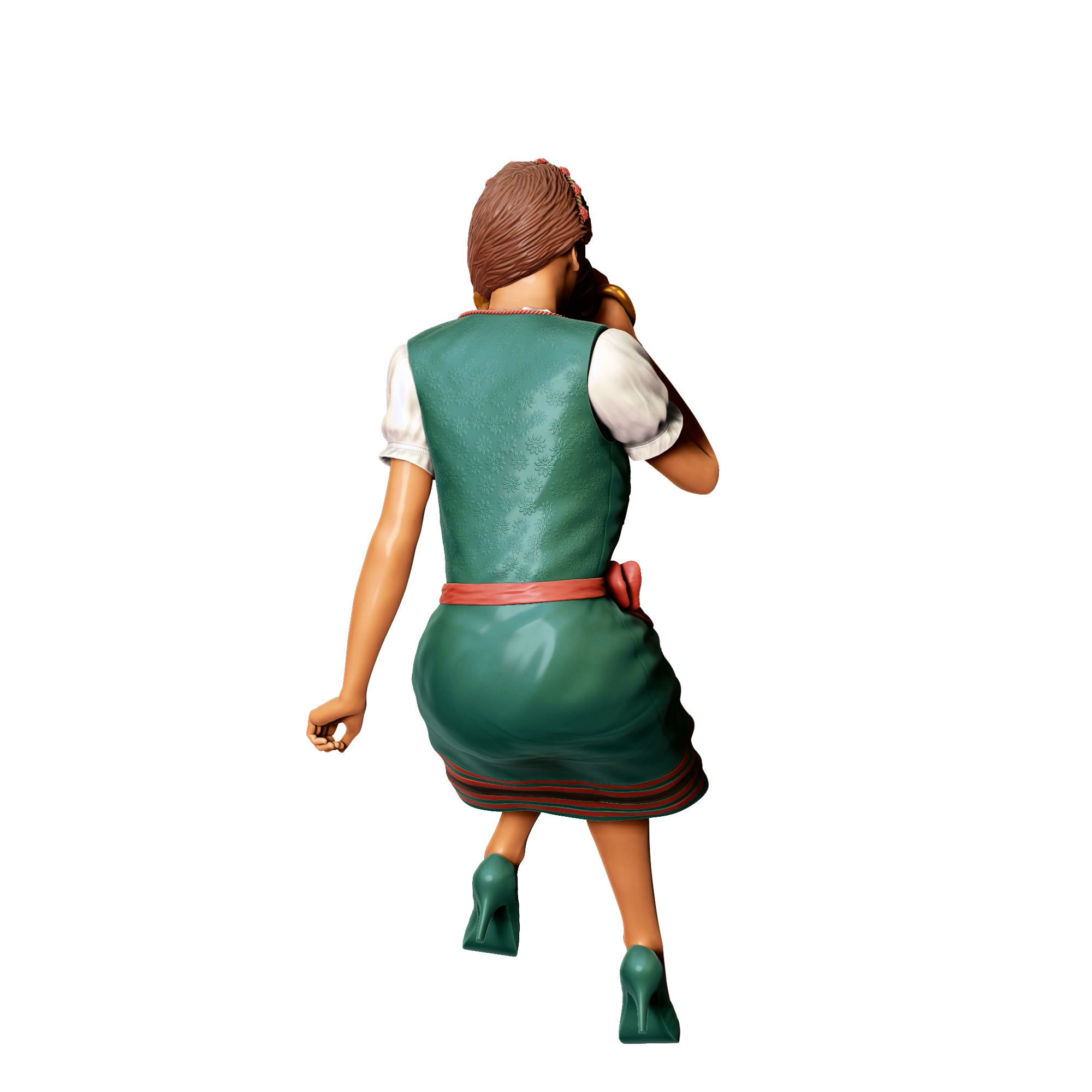 N3 Oktoberfest Style sitting drinking beer 3D print model_13