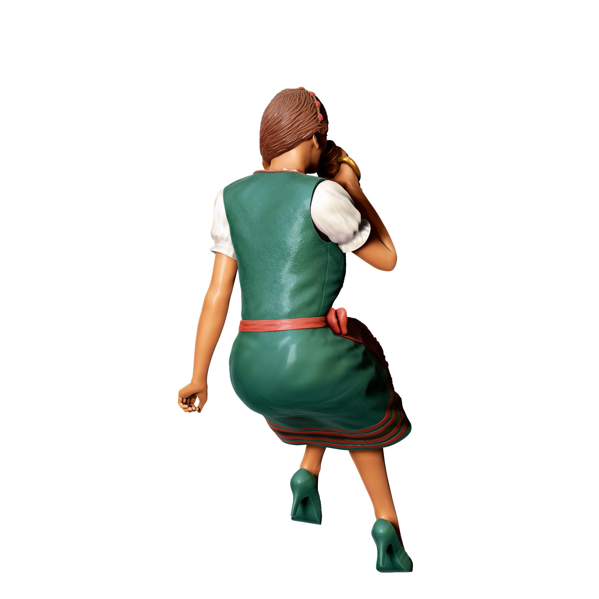 N3 Oktoberfest Style sitting drinking beer 3D print model_12