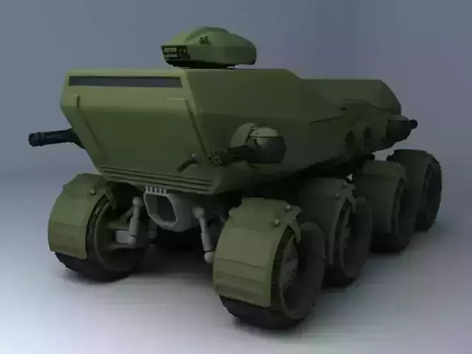 Futuristic  assault vehicle