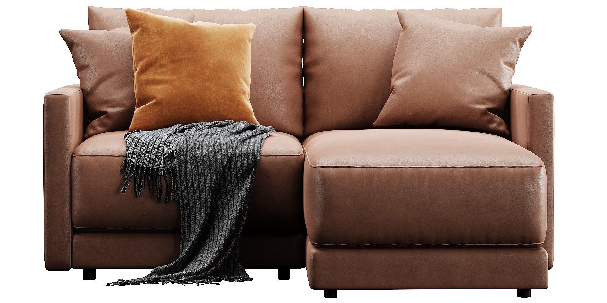 Crate and Barrel Gather sofa 3D model_7