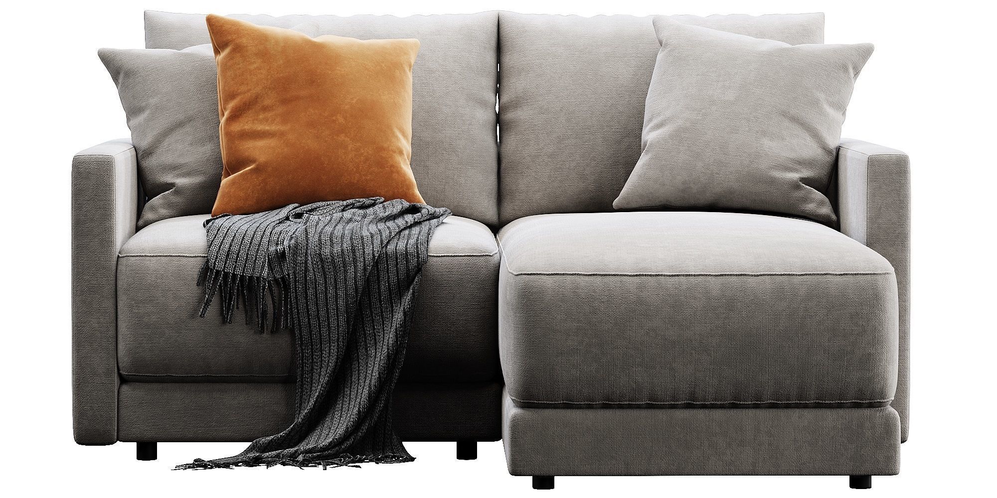 Crate and Barrel Gather sofa 3D model_4