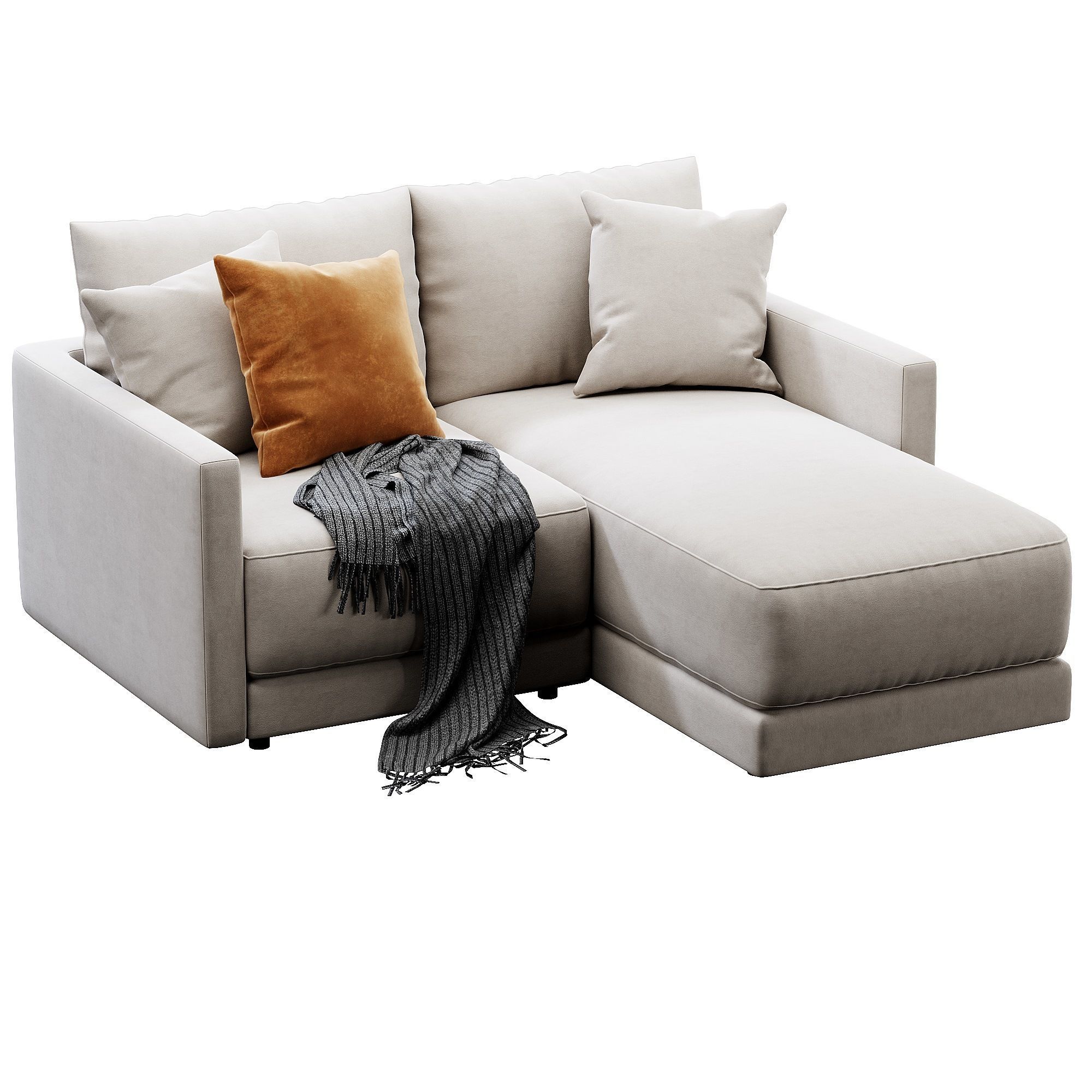 Crate and Barrel Gather sofa 3D model_11