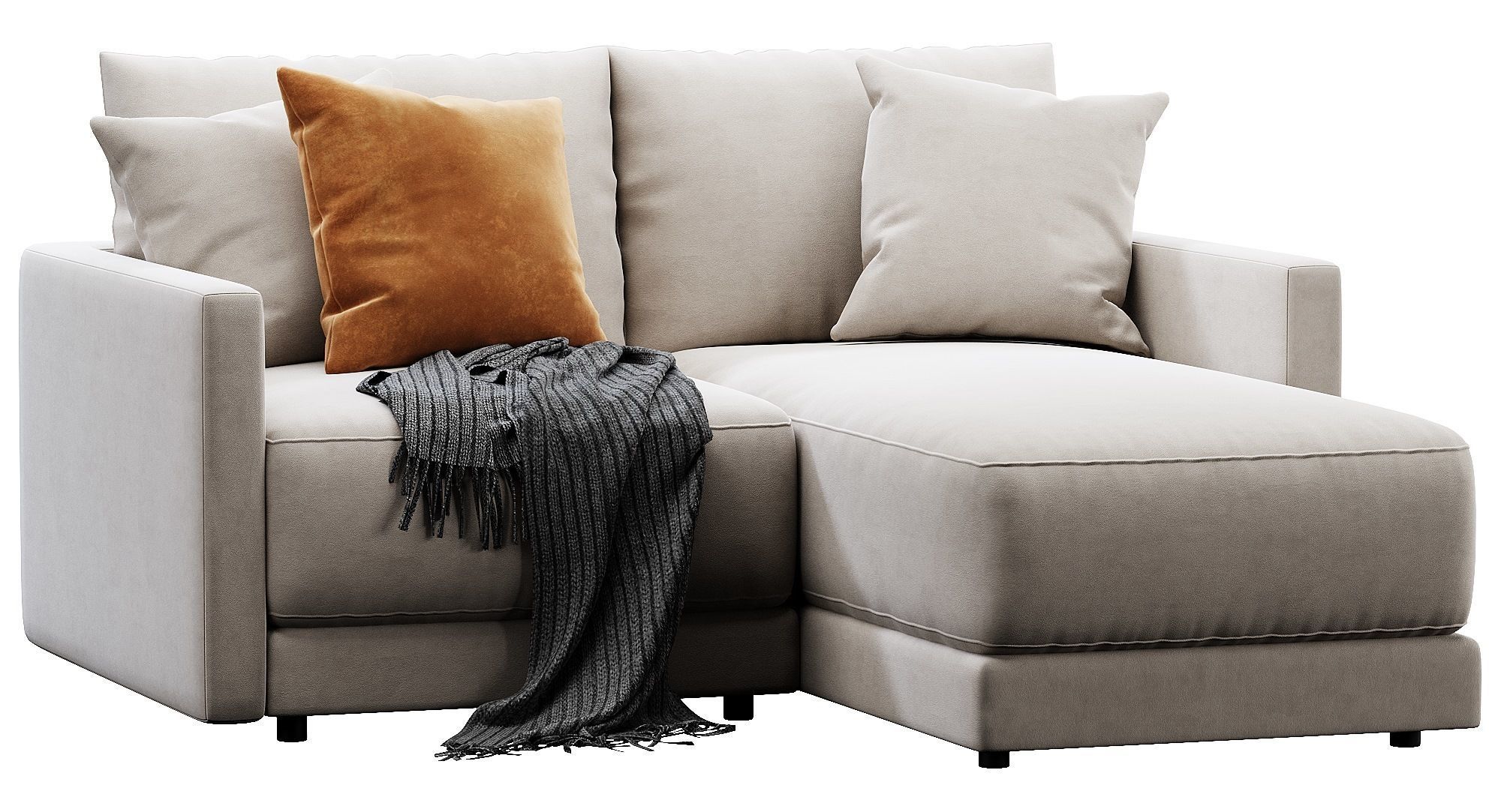 Crate and Barrel Gather sofa 3D model_14