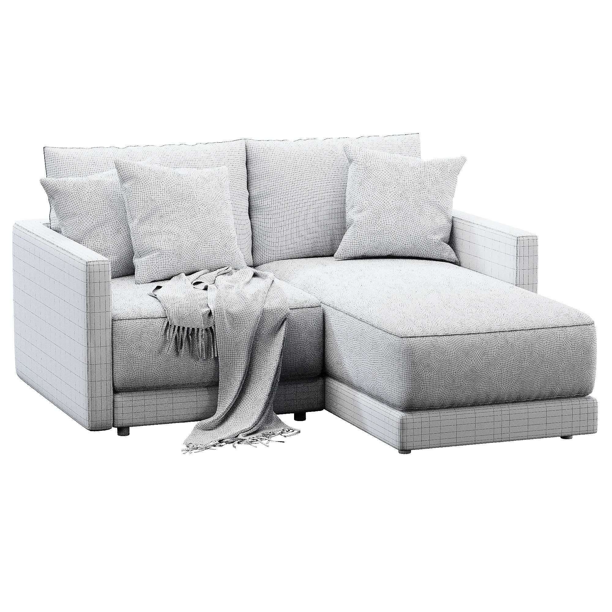 Crate and Barrel Gather sofa 3D model_6