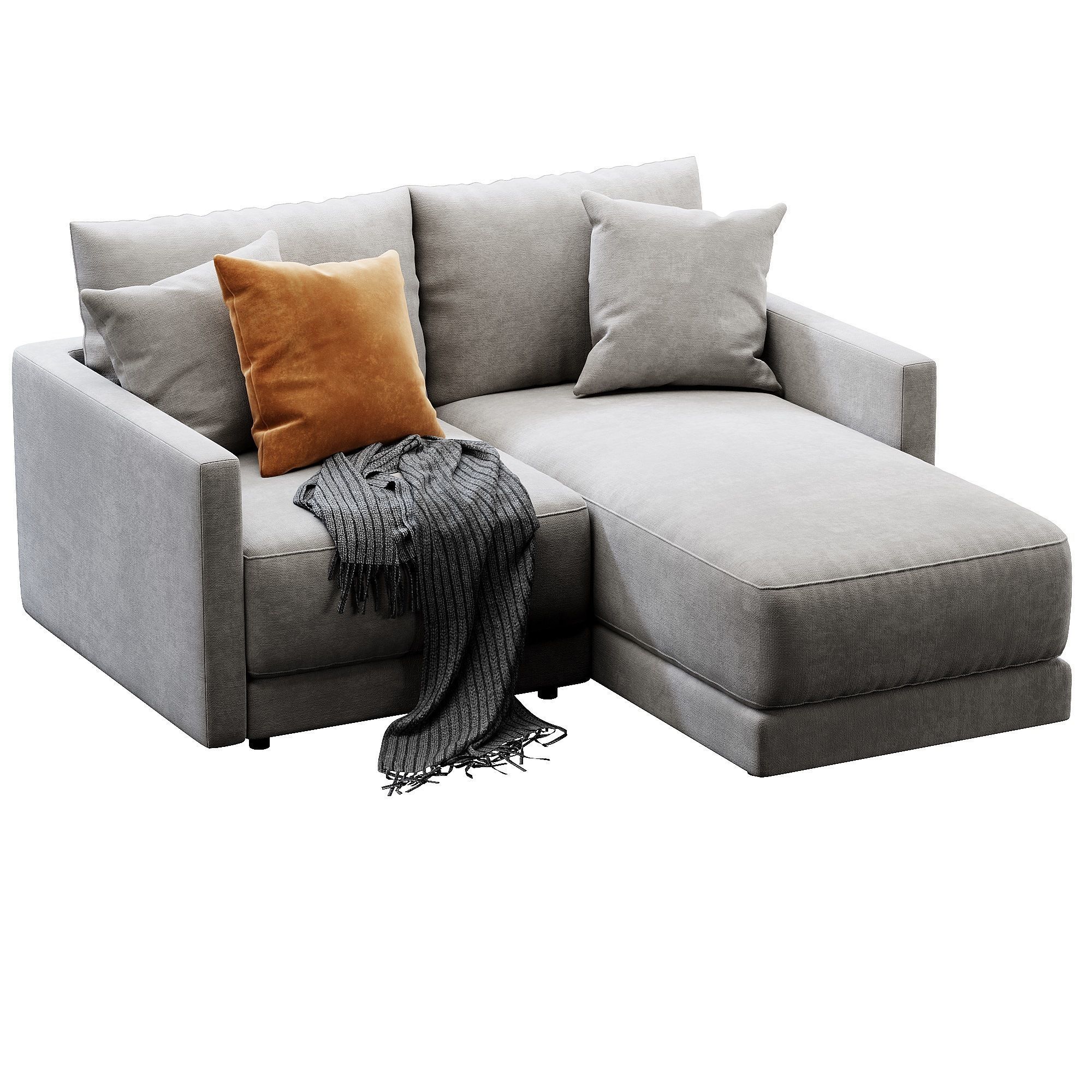 Crate and Barrel Gather sofa 3D model_9