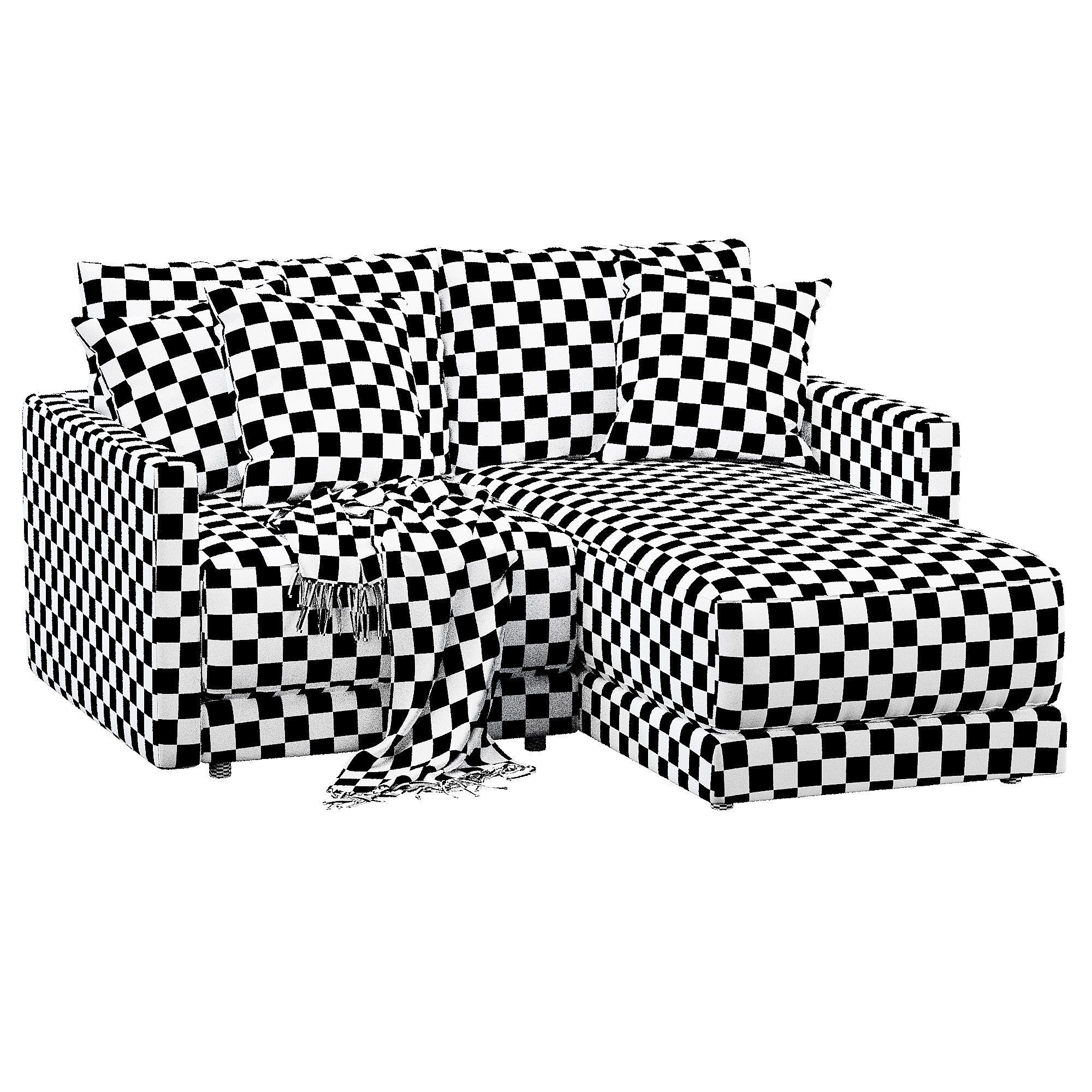 Crate and Barrel Gather sofa 3D model_5