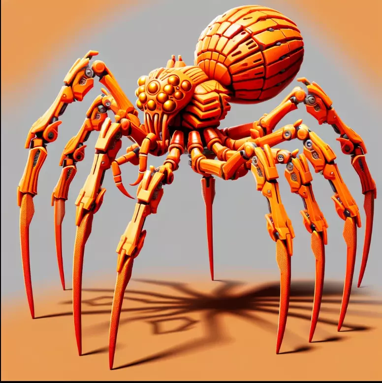 Tangerine Weaver Desert Sentinel 3D model