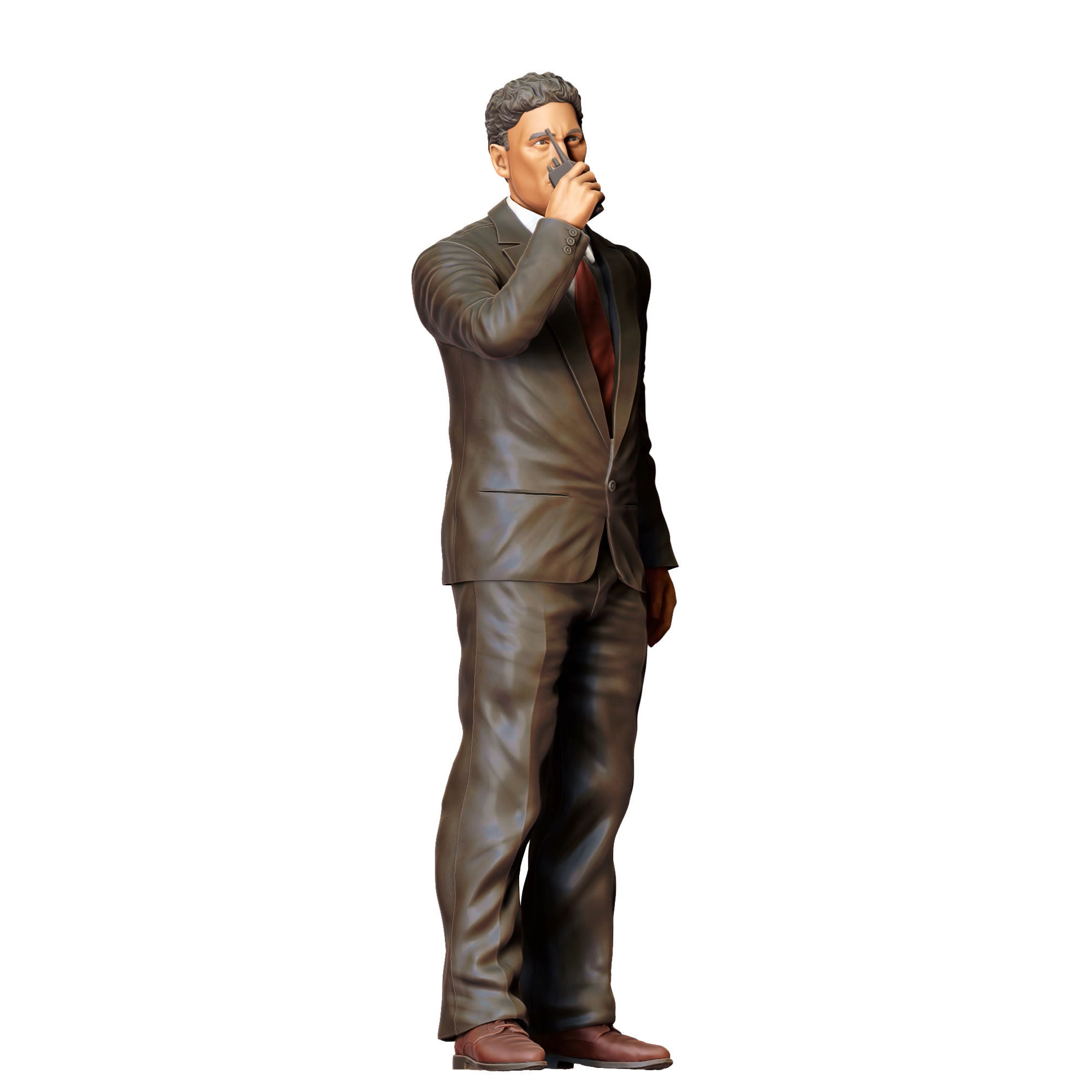 N2 Bodyguard taking care of celebrity with Radio 3D print model_2