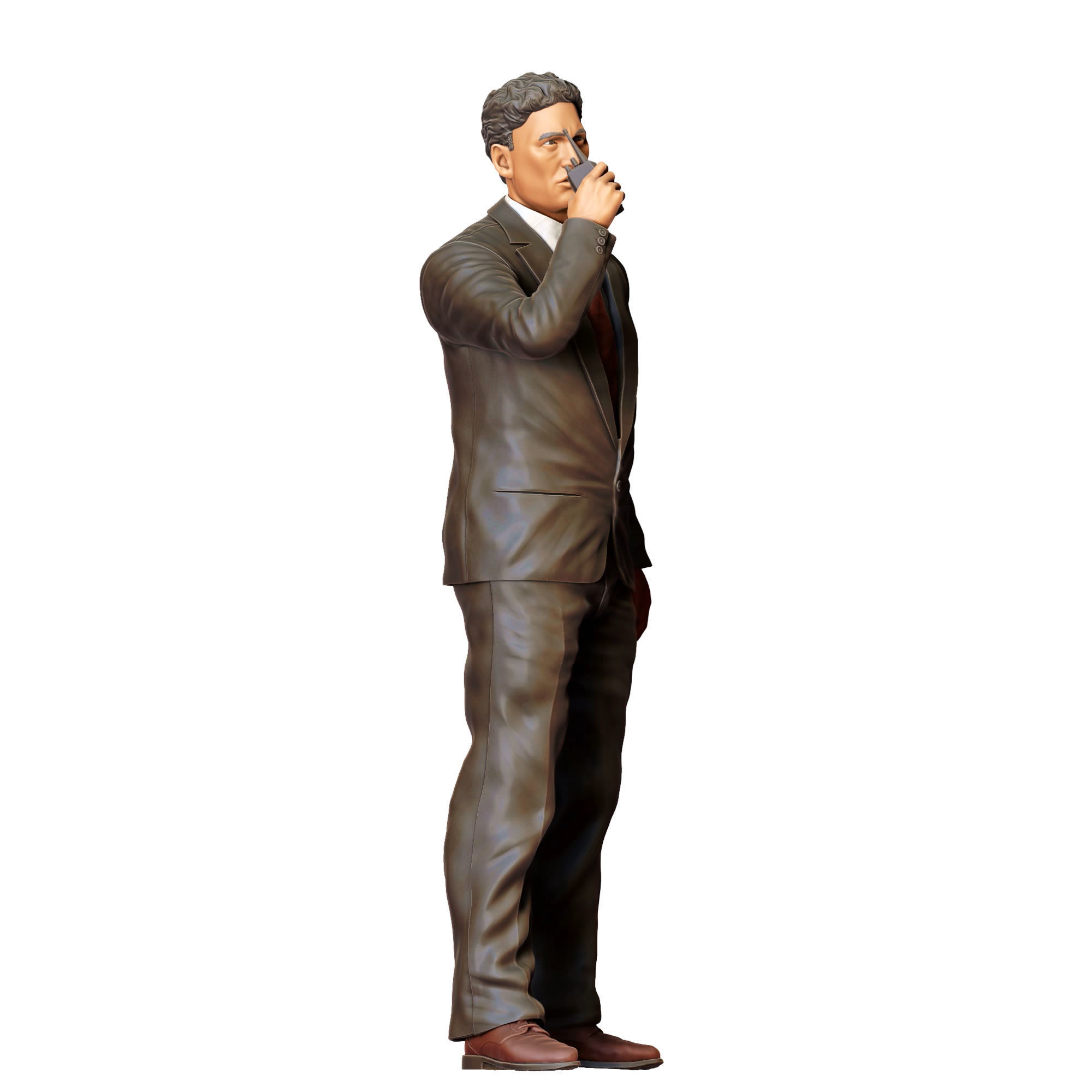 N2 Bodyguard taking care of celebrity with Radio 3D print model_3