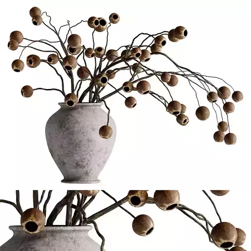 Clay Pot Dried Fruit Bouquet