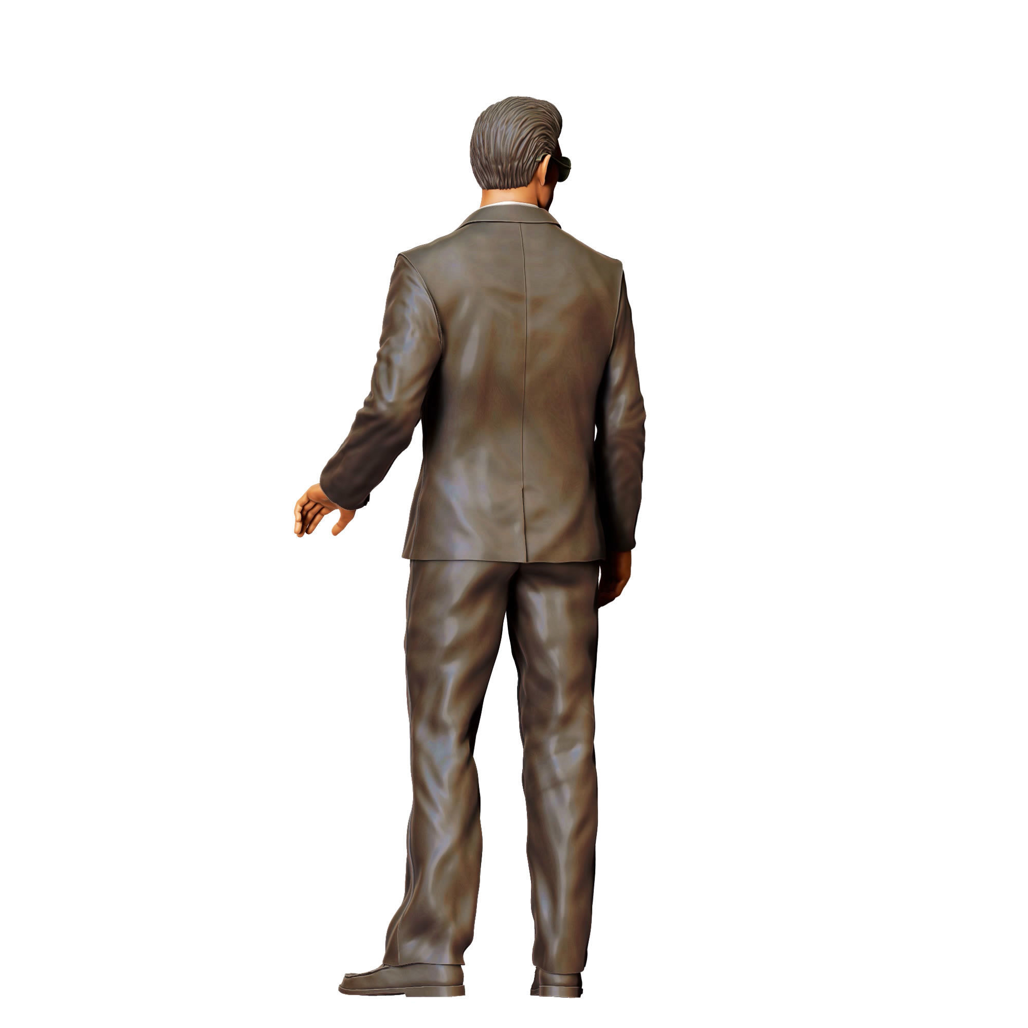 N3 Bodyguard taking care of celebrity holding car door 3D print model_17