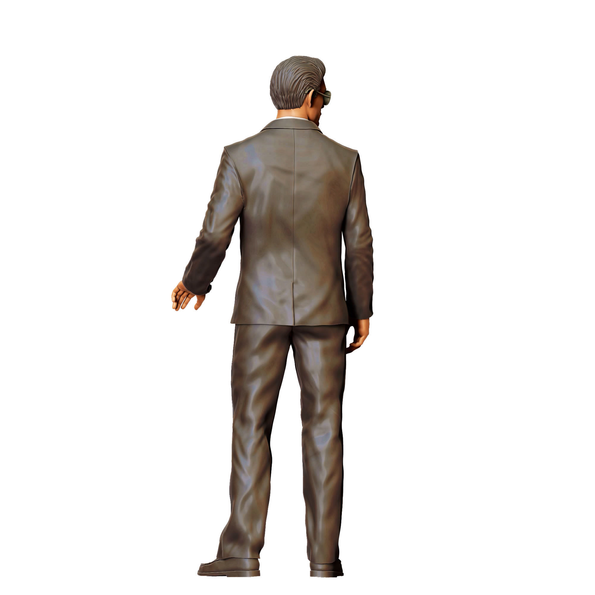 N3 Bodyguard taking care of celebrity holding car door 3D print model_16