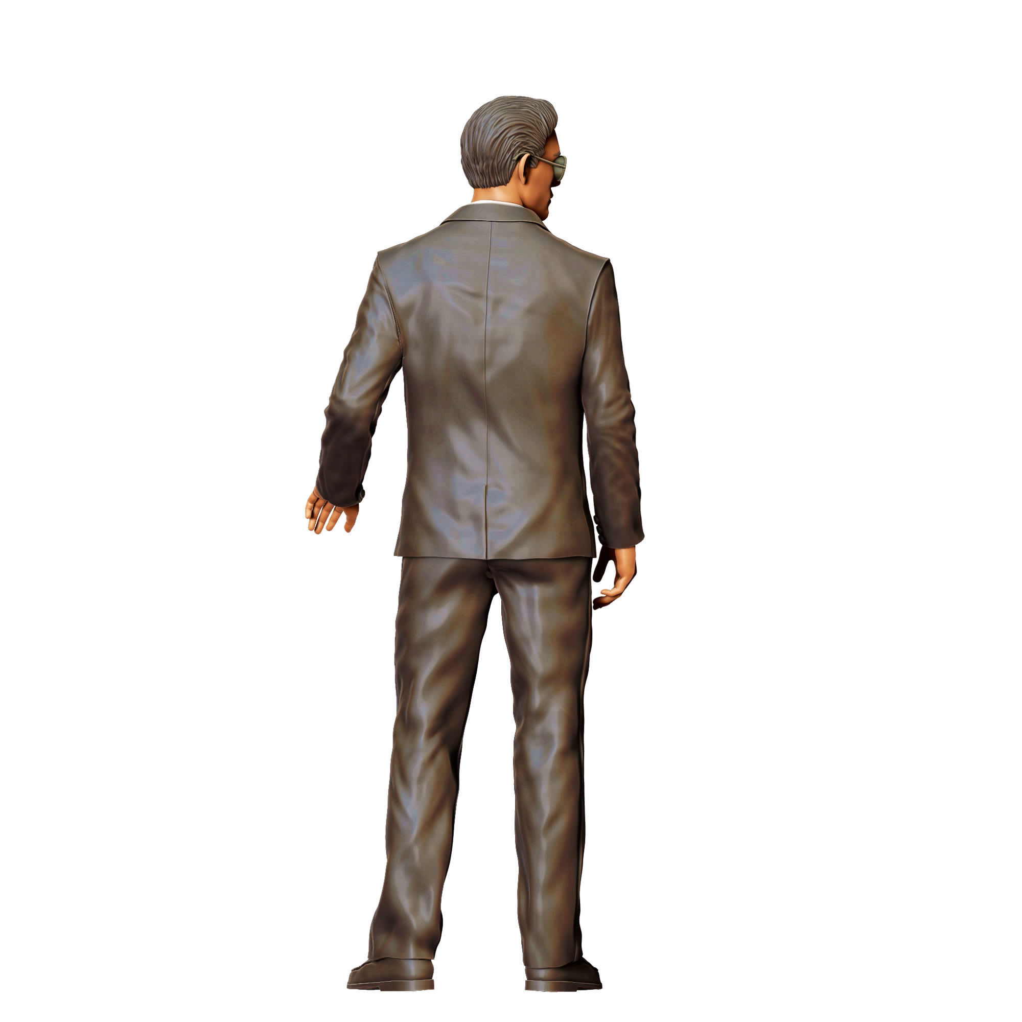 N3 Bodyguard taking care of celebrity holding car door 3D print model_15