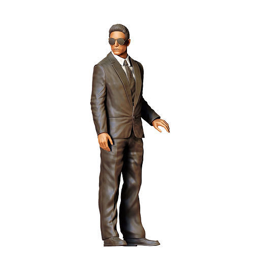 N3 Bodyguard taking care of celebrity holding car door 3D print model 5