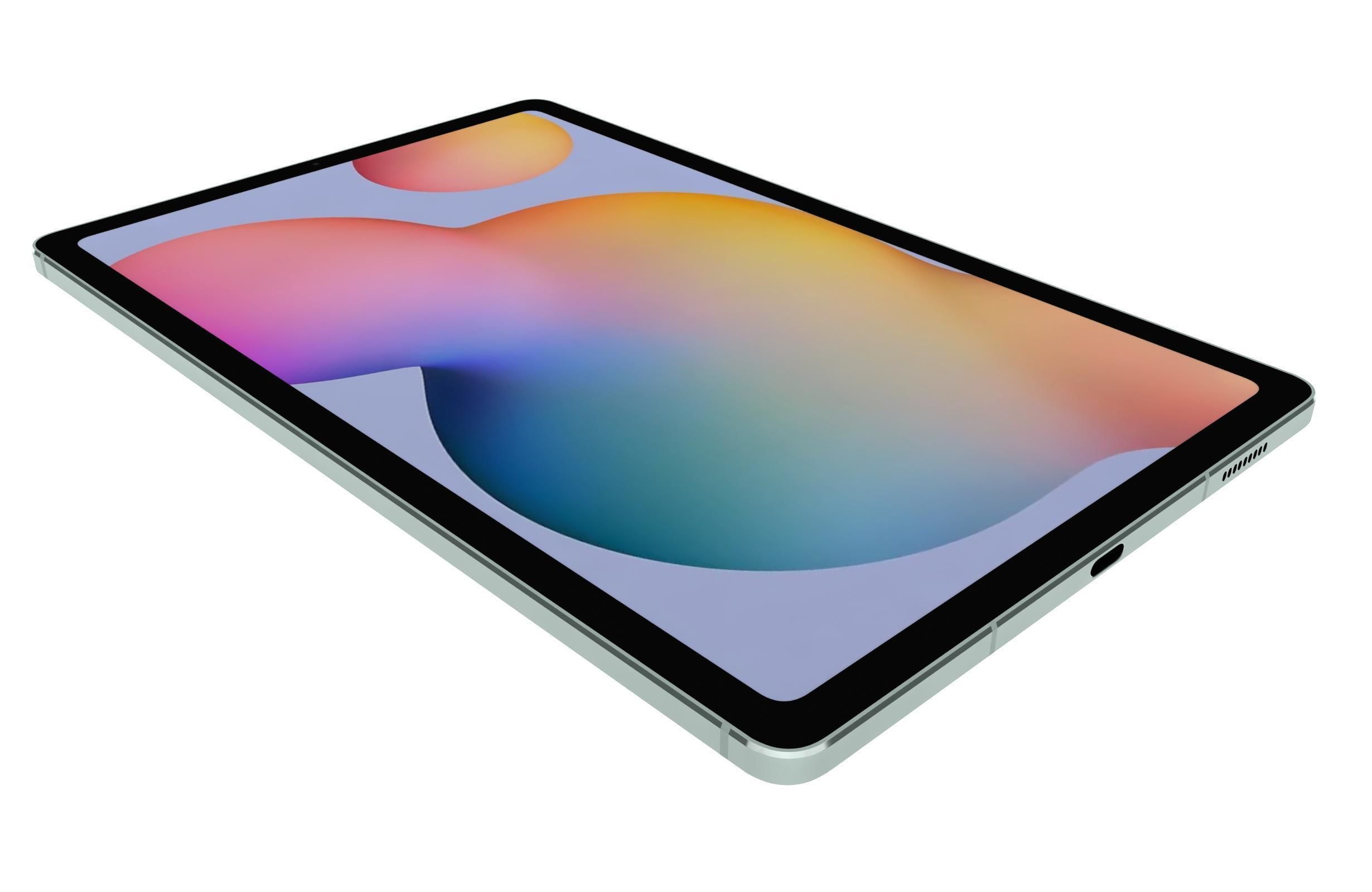 Samsung Galaxy Tab S6 Lite 2024 Mint 3D model_12
